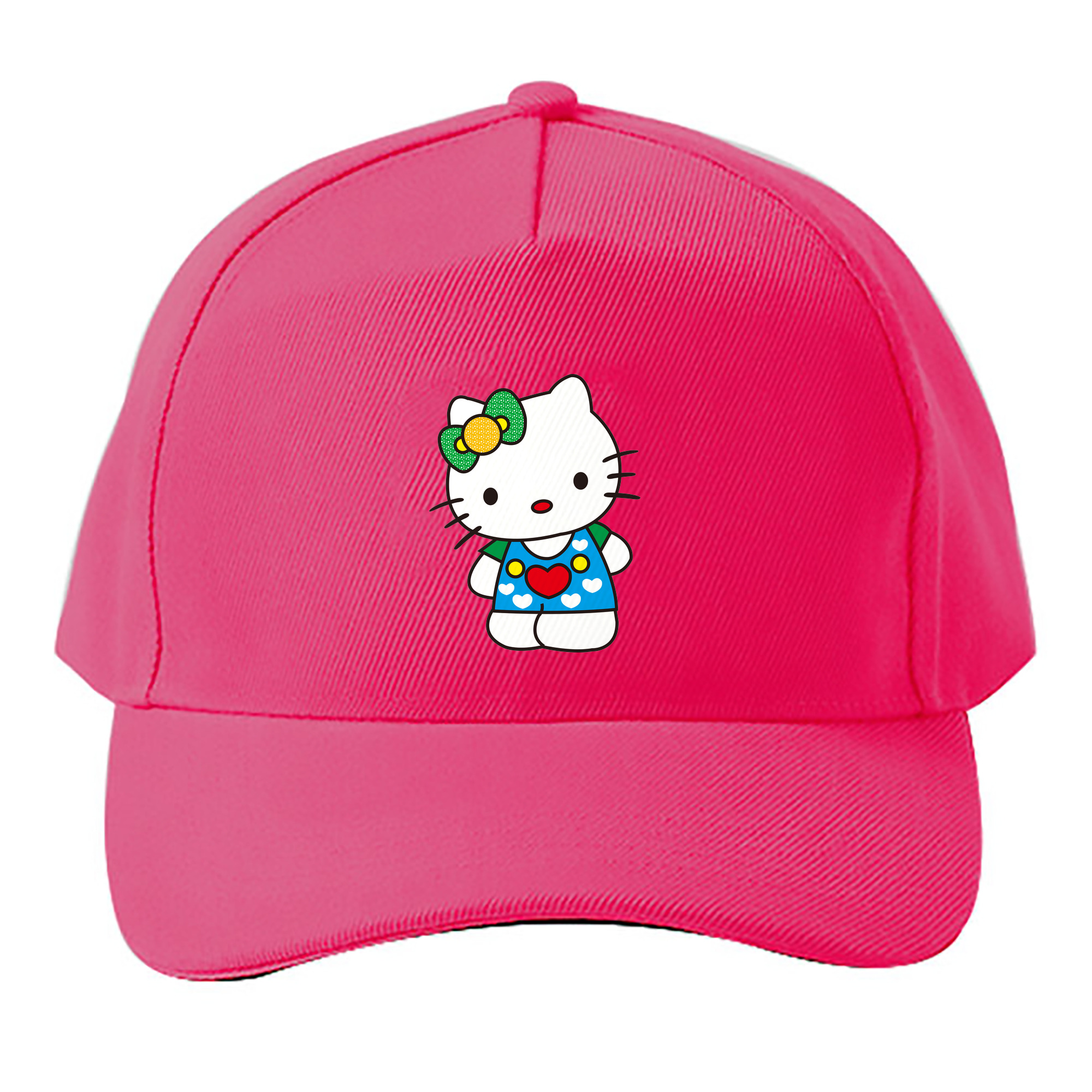 （画像用） Hello Kitty ハローキティ ベースボールキャップ 綿100％ 男女兼用 帽子 スポーツ