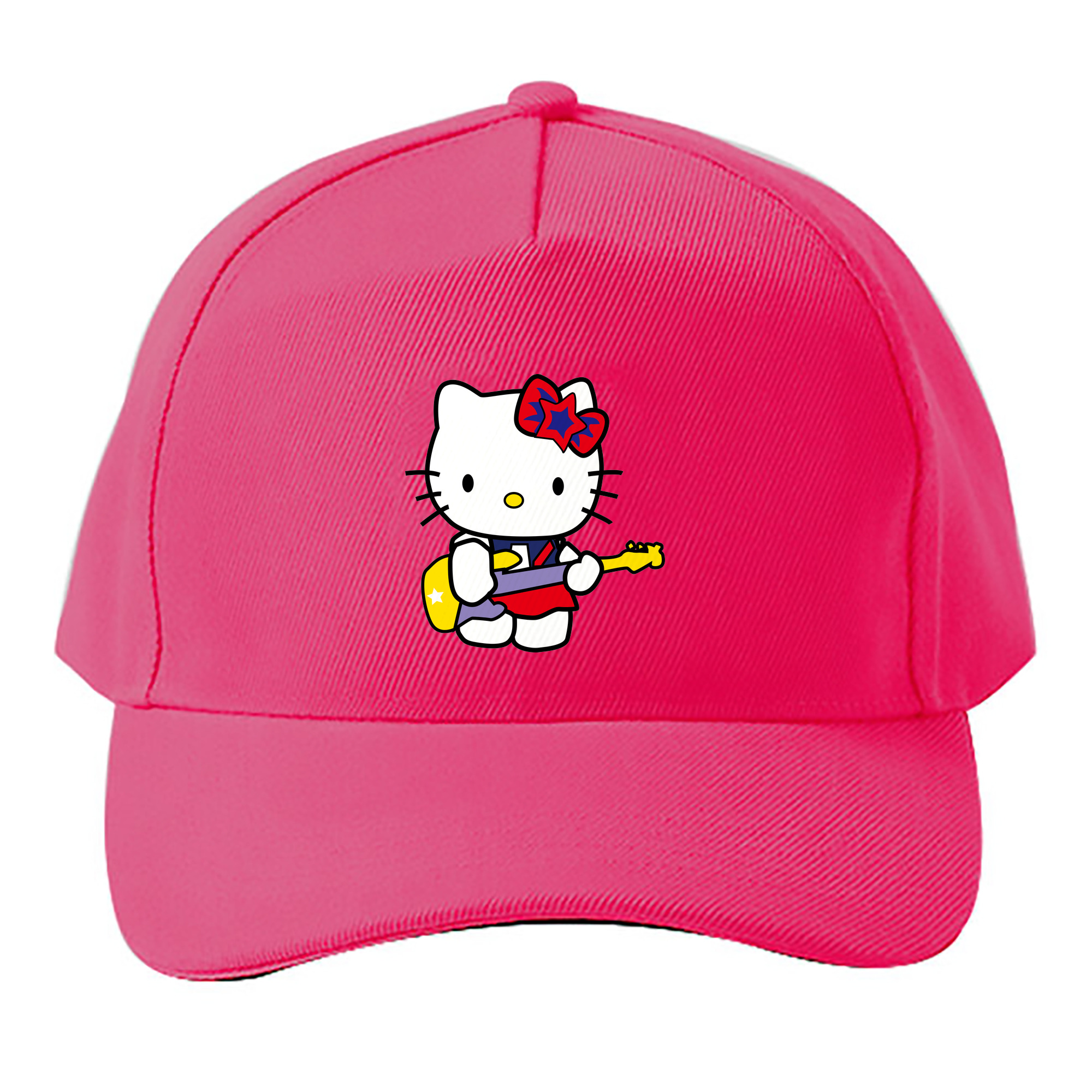 （画像用） Hello Kitty ハローキティ ベースボールキャップ 綿100％ 男女兼用 帽子 スポーツ
