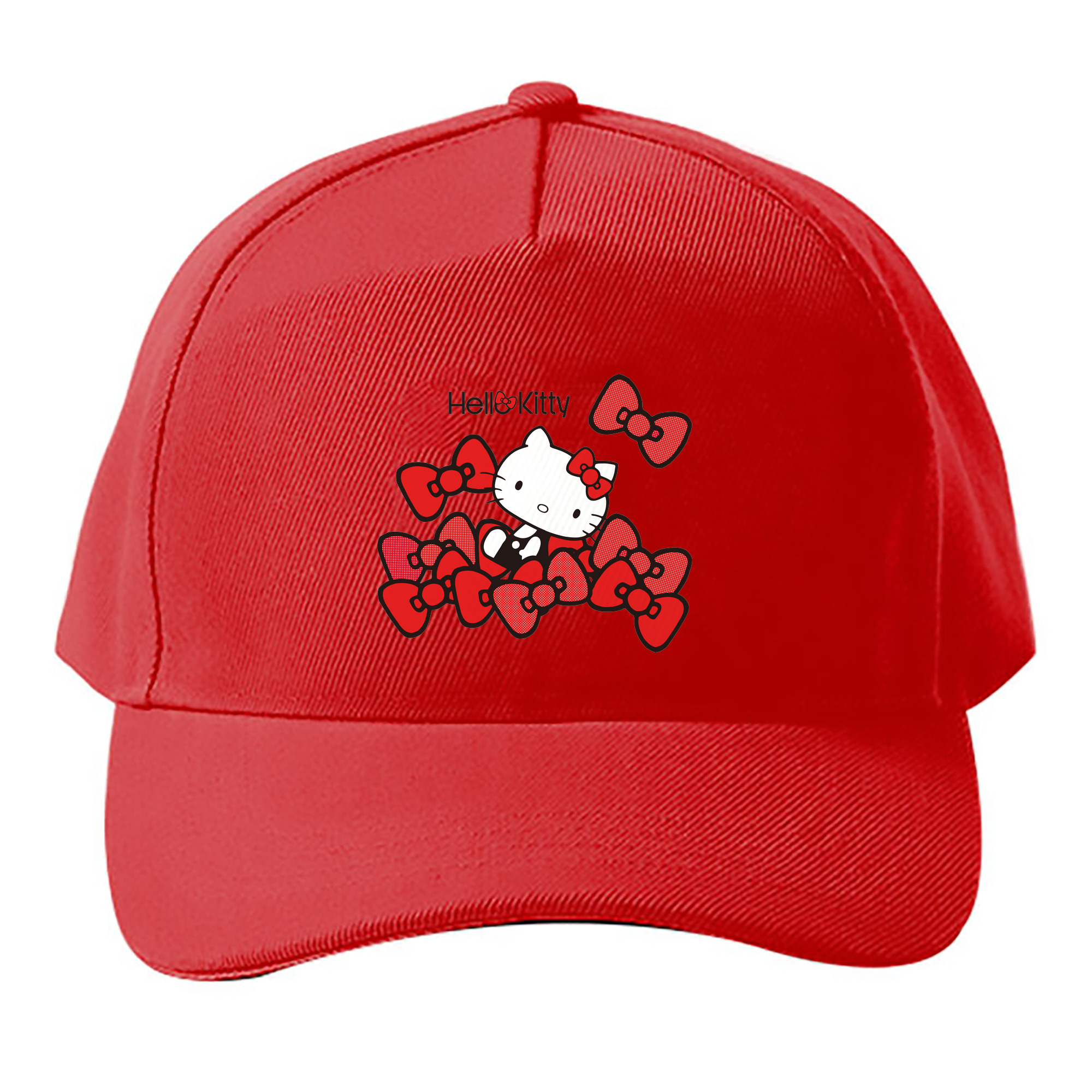 （画像用） Hello Kitty ハローキティ ベースボールキャップ 綿100％ 男女兼用 帽子 スポーツ