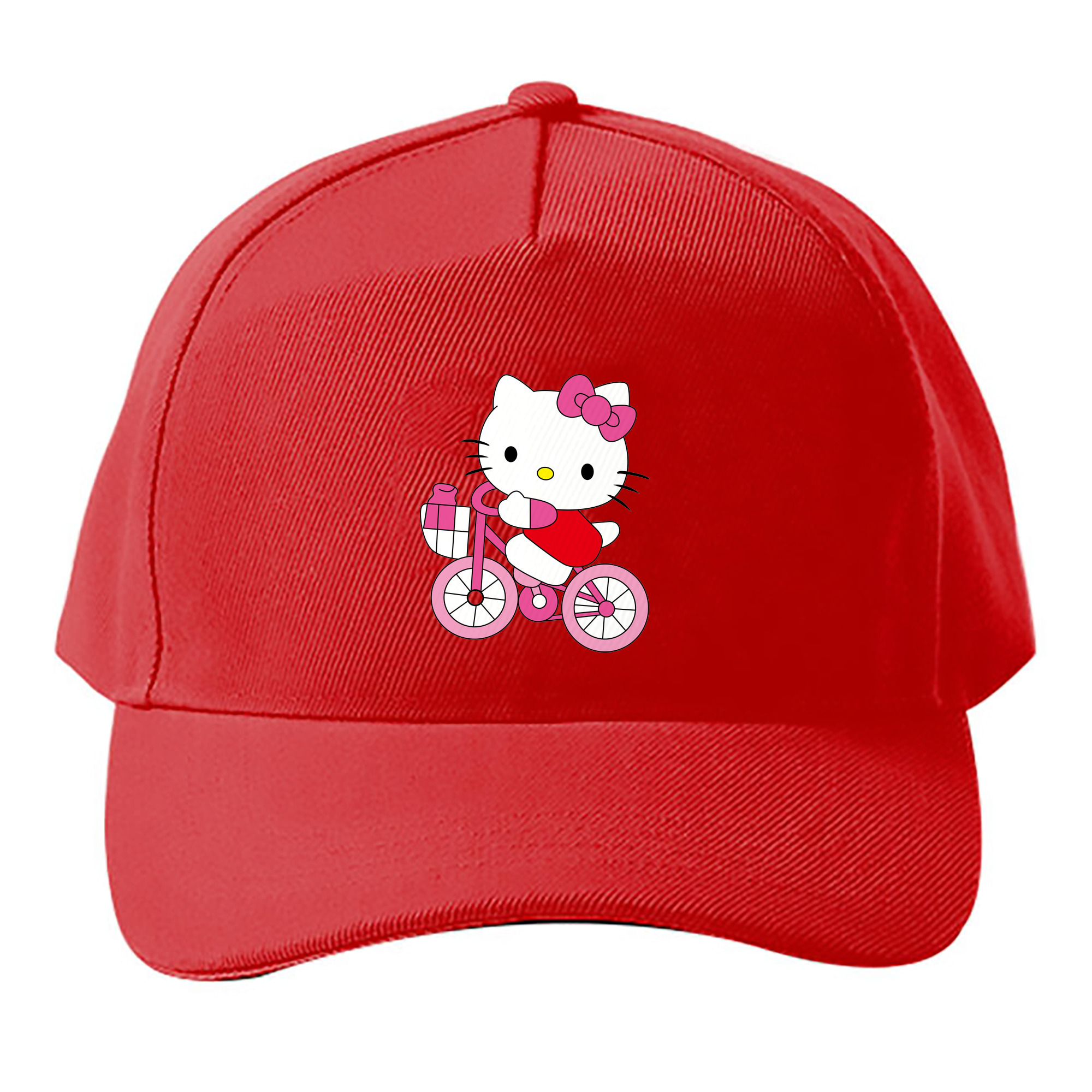 （画像用） Hello Kitty ハローキティ ベースボールキャップ 綿100％ 男女兼用 帽子 スポーツ