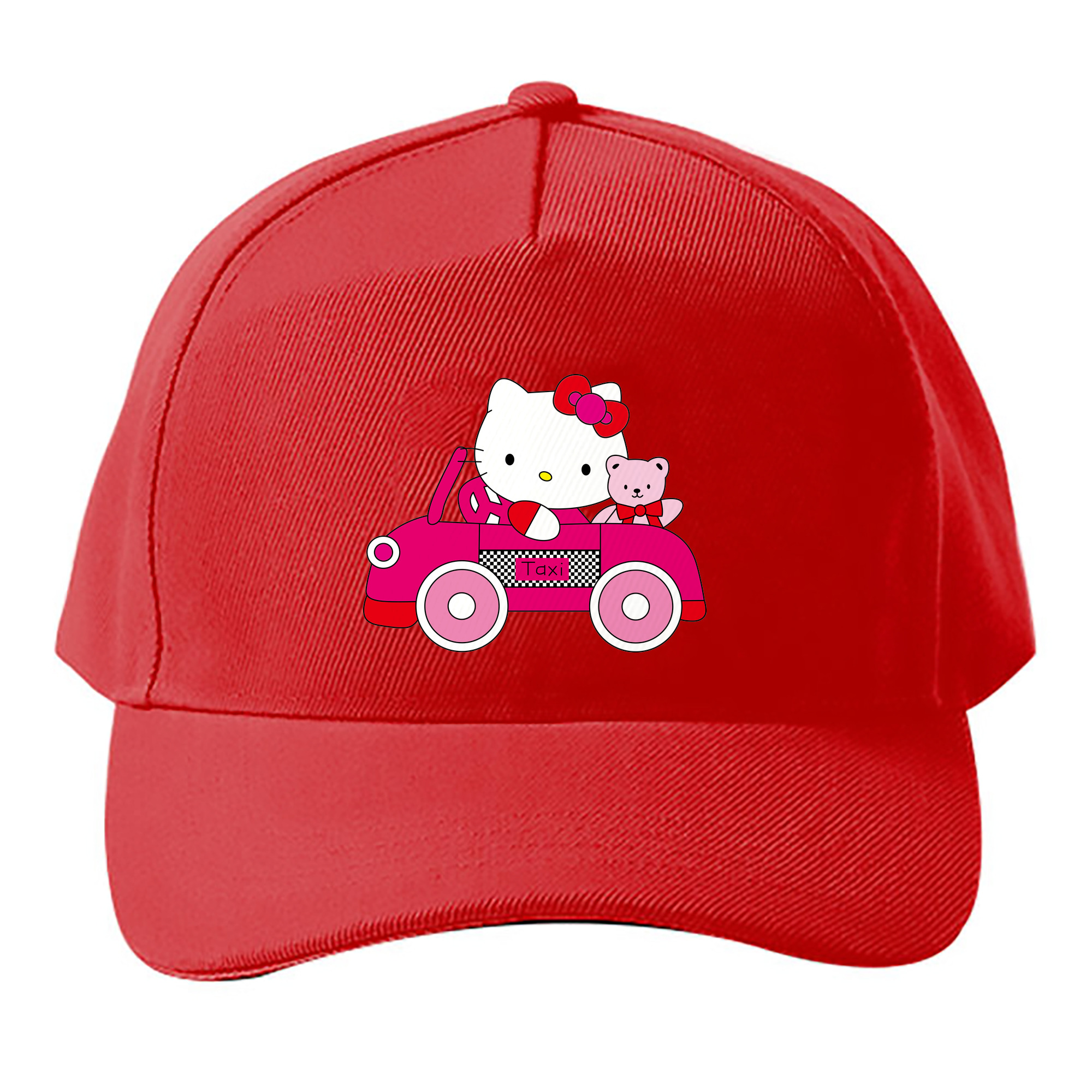 （画像用） Hello Kitty ハローキティ ベースボールキャップ 綿100％ 男女兼用 帽子 スポーツ