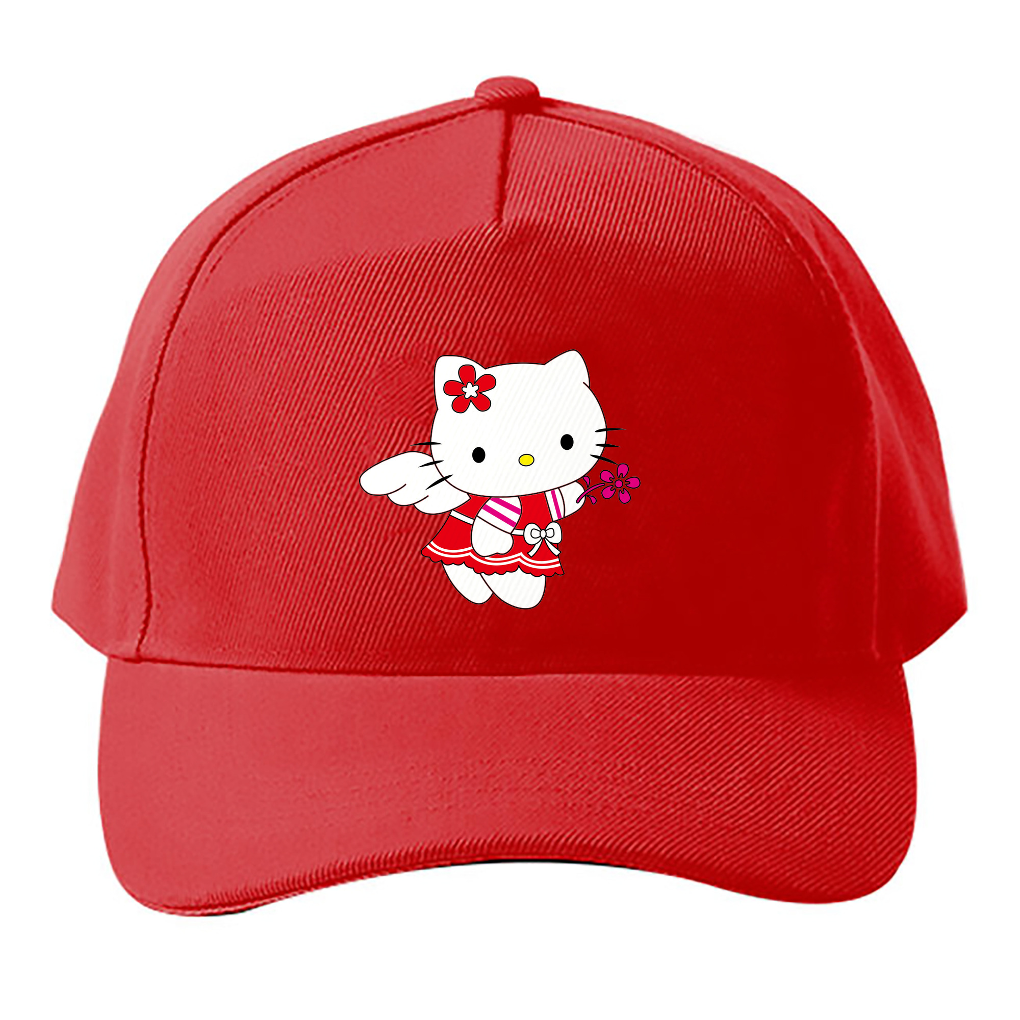 （画像用） Hello Kitty ハローキティ ベースボールキャップ 綿100％ 男女兼用 帽子 スポーツ