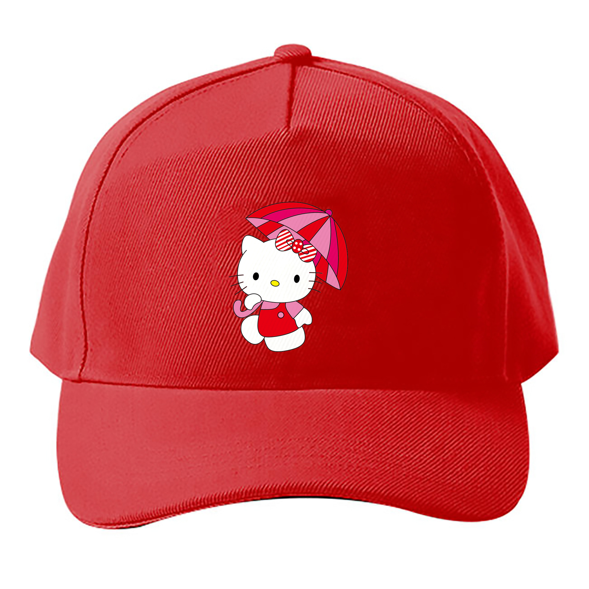 （画像用） Hello Kitty ハローキティ ベースボールキャップ 綿100％ 男女兼用 帽子 スポーツ