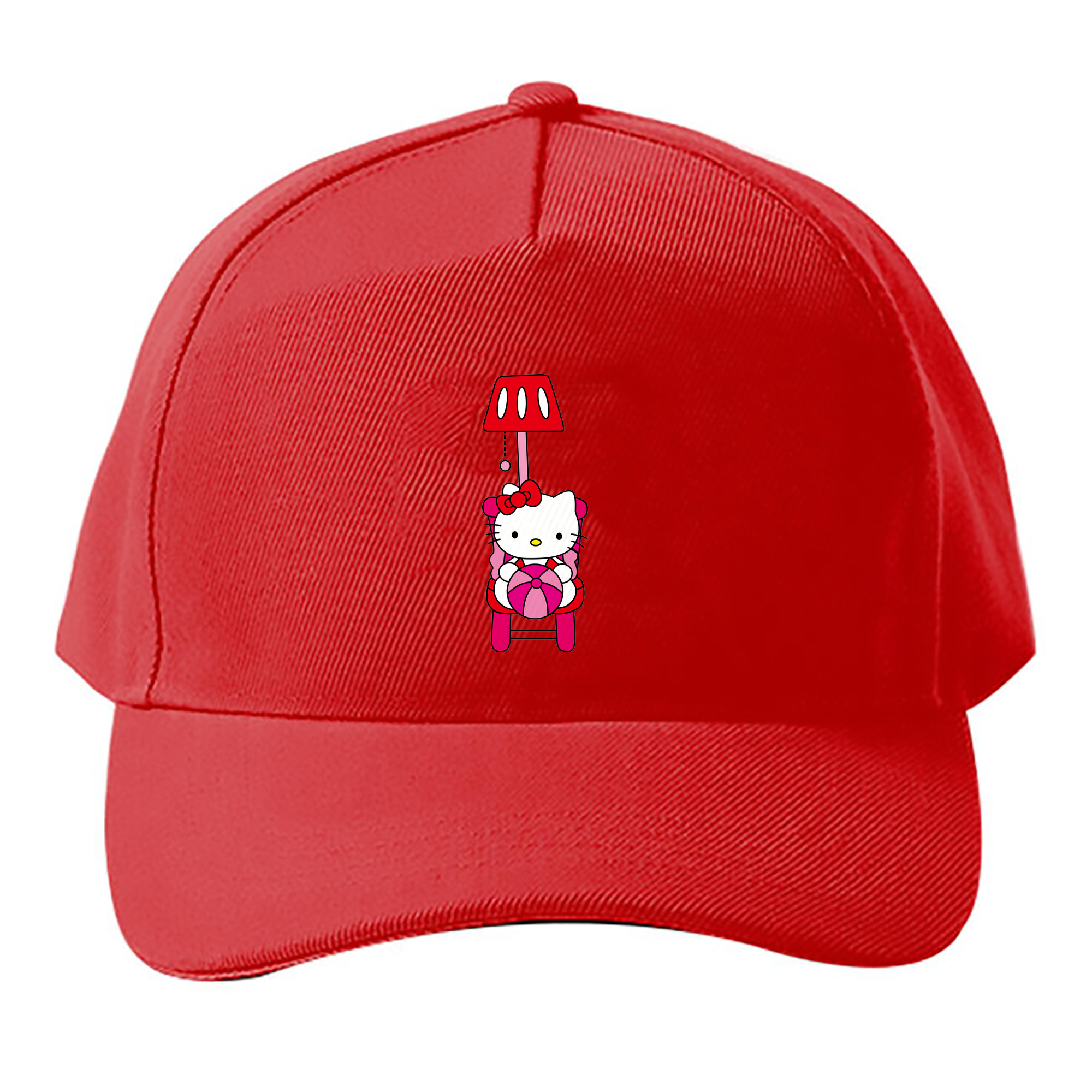 （画像用） Hello Kitty ハローキティ ベースボールキャップ 綿100％ 男女兼用 帽子 スポーツ