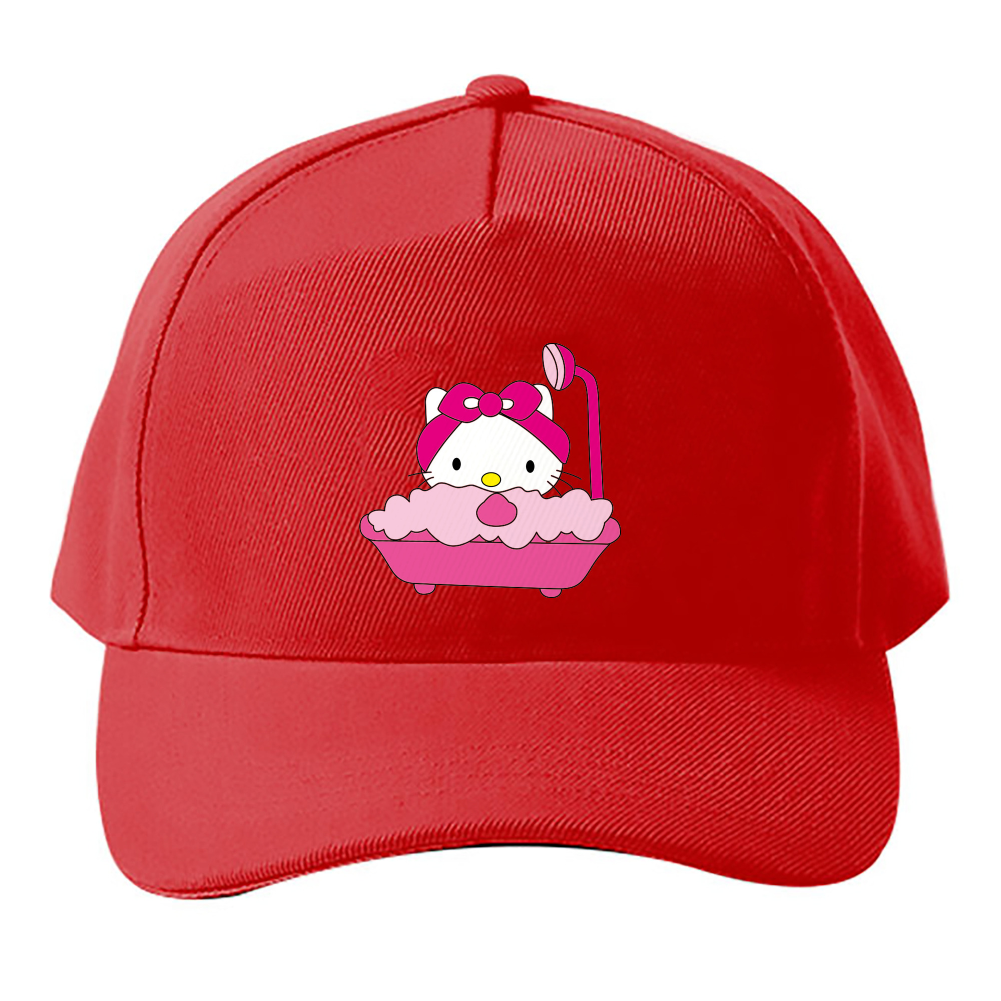 （画像用） Hello Kitty ハローキティ ベースボールキャップ 綿100％ 男女兼用 帽子 スポーツ