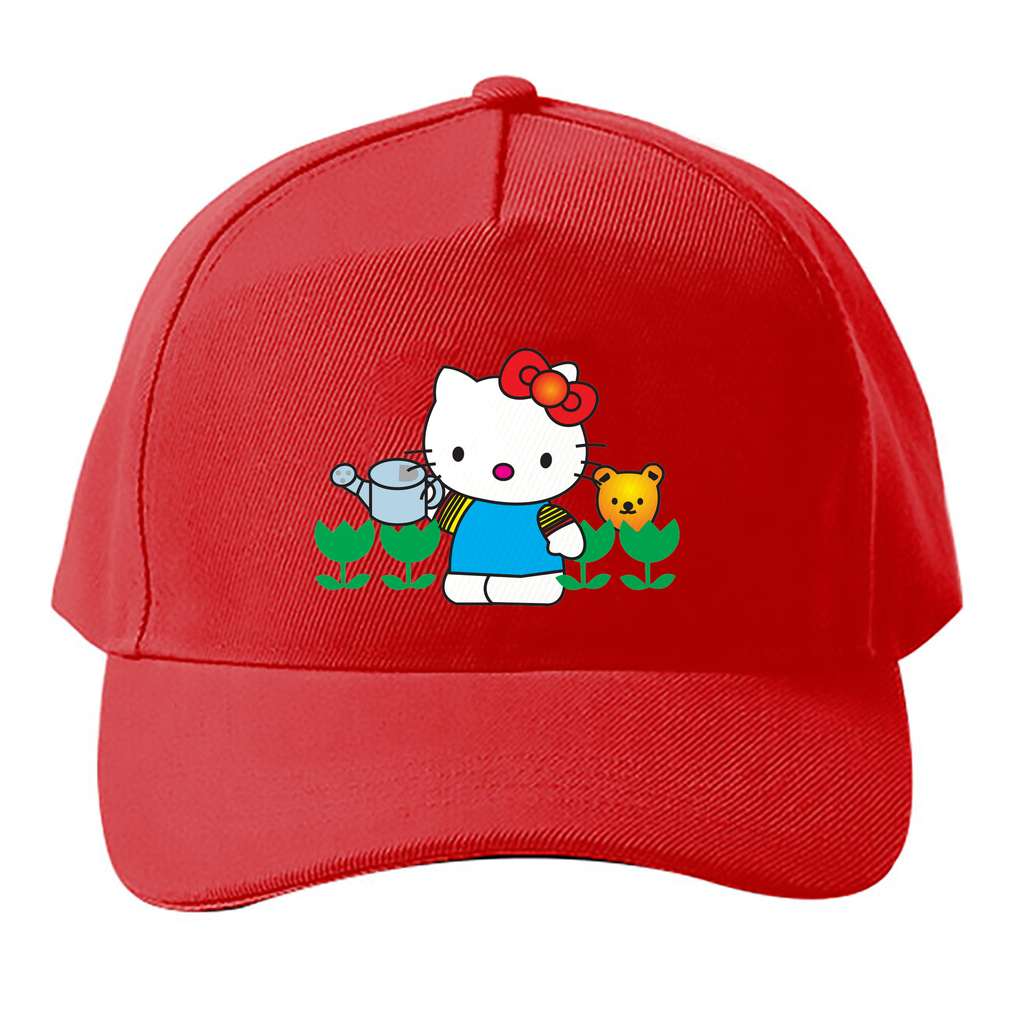 （画像用） Hello Kitty ハローキティ ベースボールキャップ 綿100％ 男女兼用 帽子 スポーツ