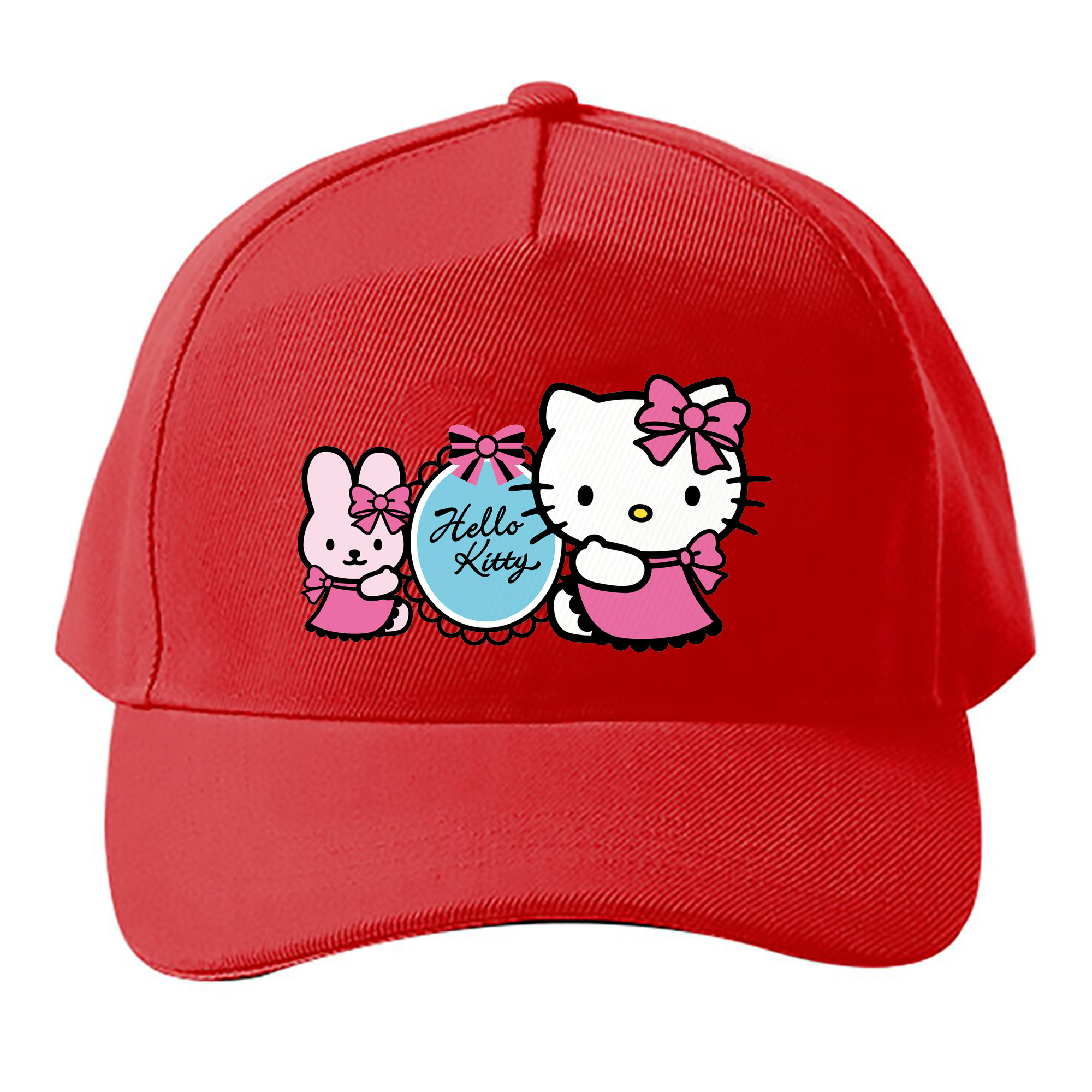（画像用） Hello Kitty ハローキティ ベースボールキャップ 綿100％ 男女兼用 帽子 スポーツ