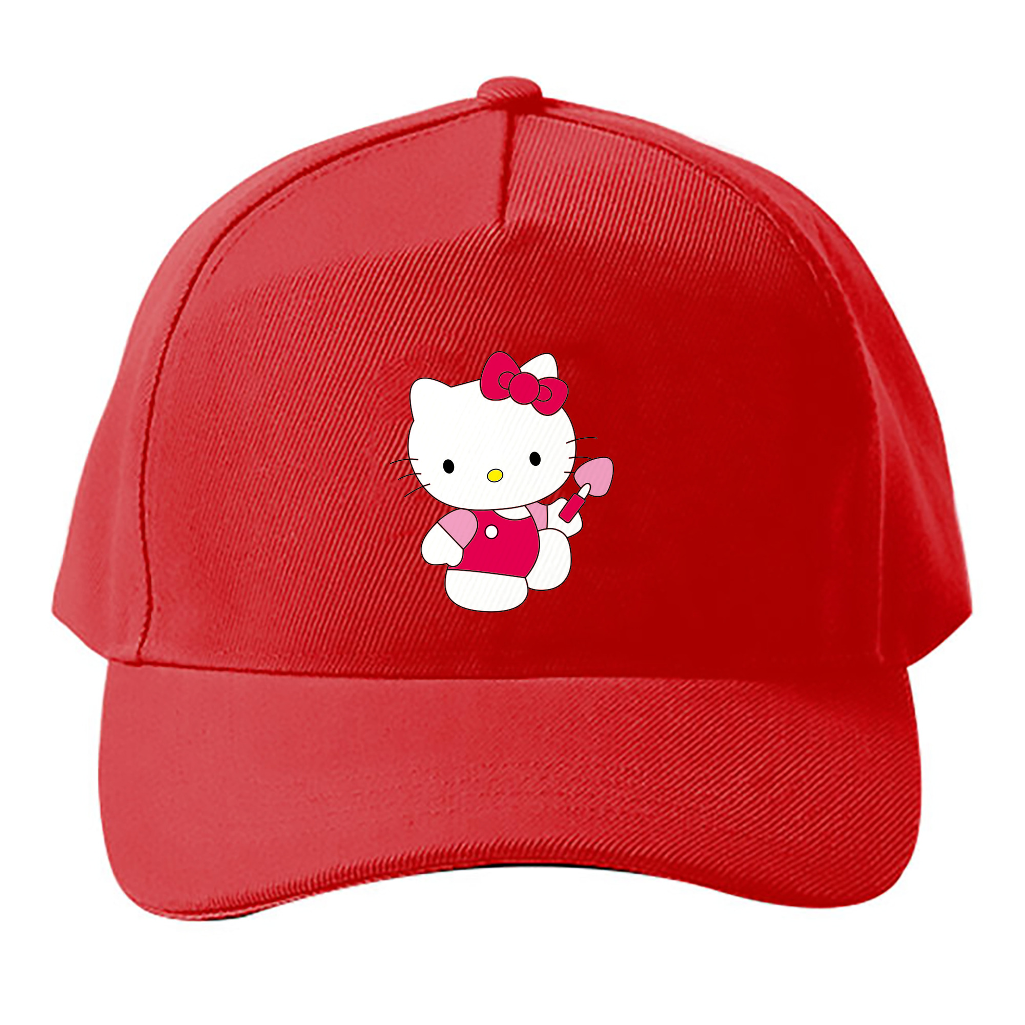 （画像用） Hello Kitty ハローキティ ベースボールキャップ 綿100％ 男女兼用 帽子 スポーツ