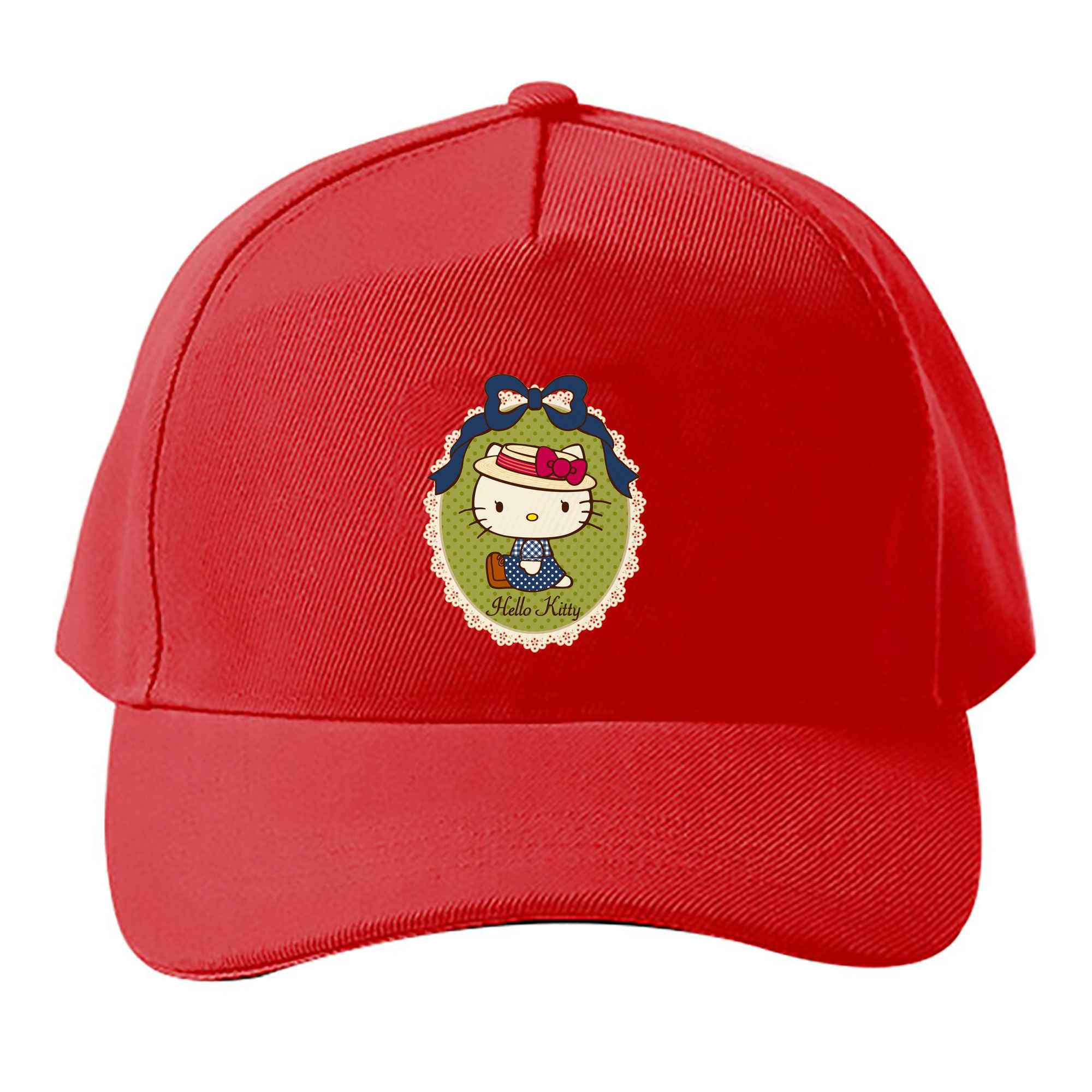 （画像用） Hello Kitty ハローキティ ベースボールキャップ 綿100％ 男女兼用 帽子 スポーツ