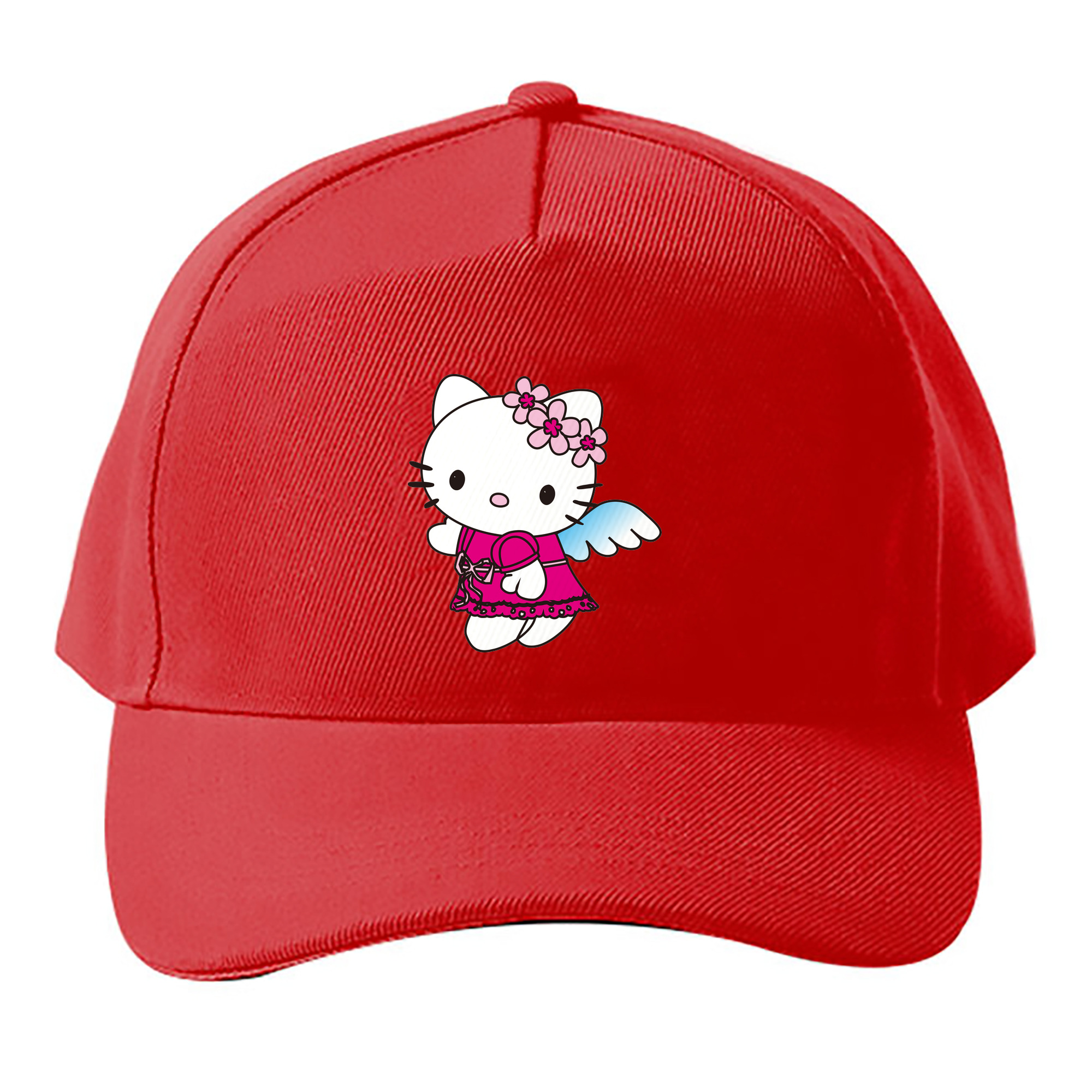 （画像用） Hello Kitty ハローキティ ベースボールキャップ 綿100％ 男女兼用 帽子 スポーツ