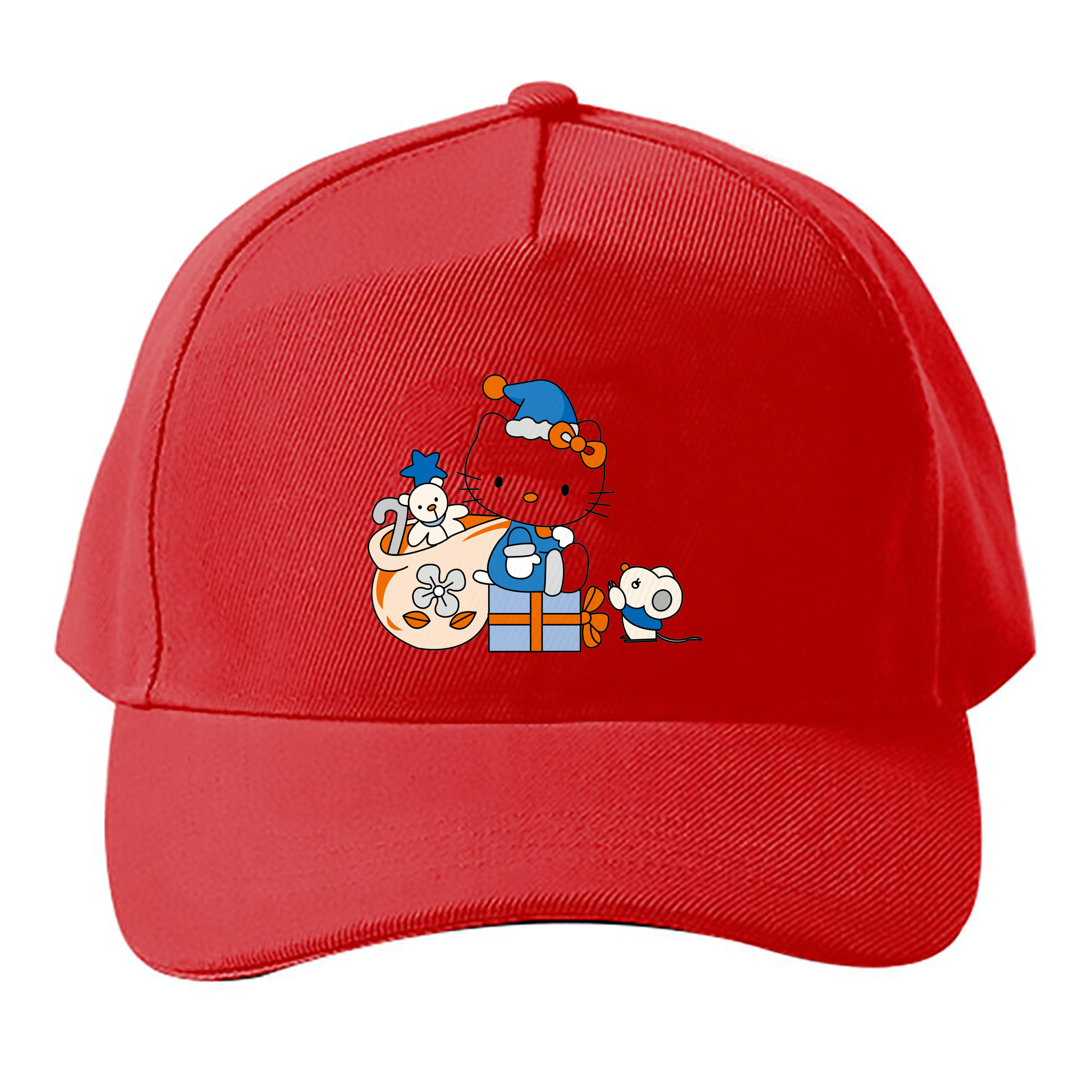 （画像用） Hello Kitty ハローキティ ベースボールキャップ 綿100％ 男女兼用 帽子 スポーツ