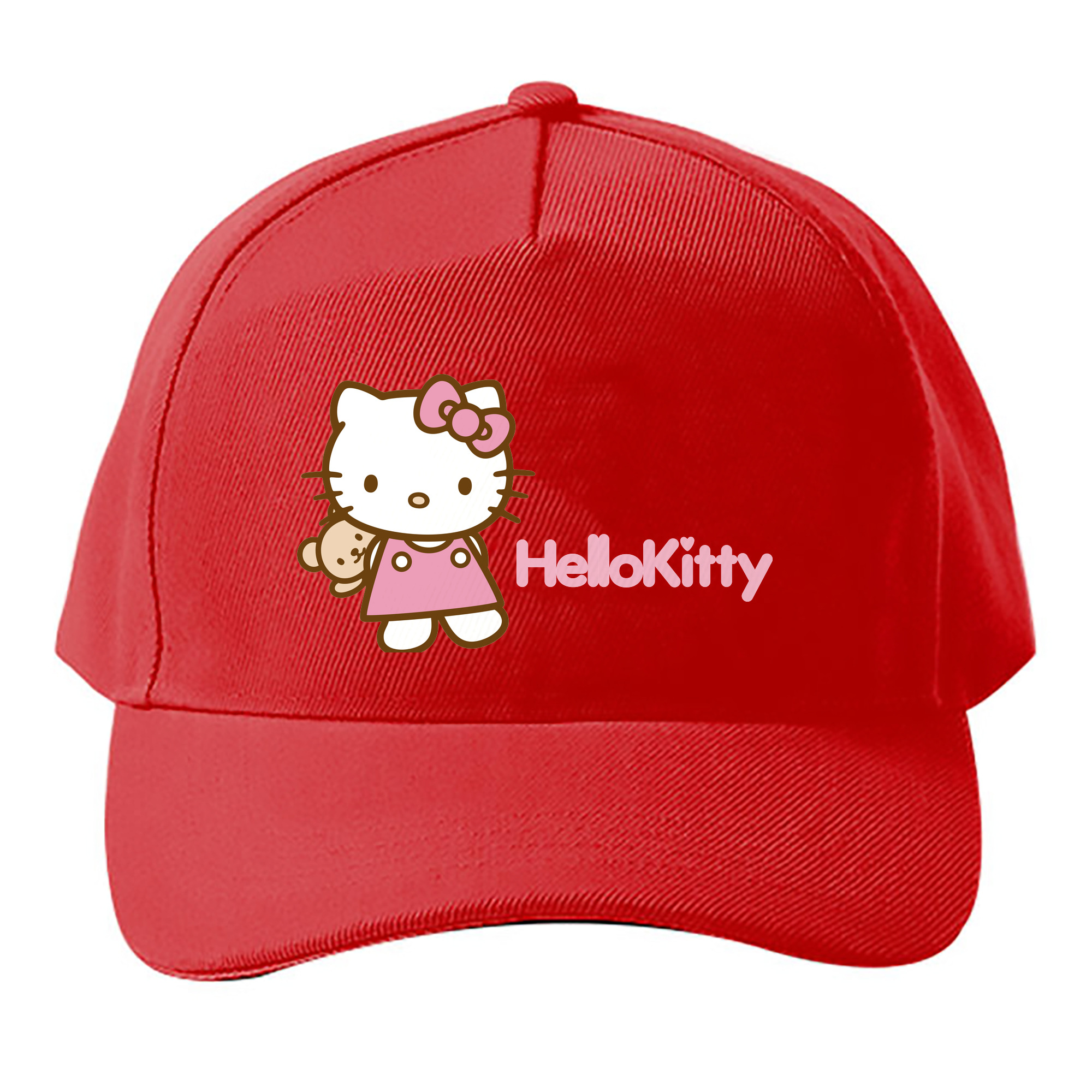 （画像用） Hello Kitty ハローキティ ベースボールキャップ 綿100％ 男女兼用 帽子 スポーツ