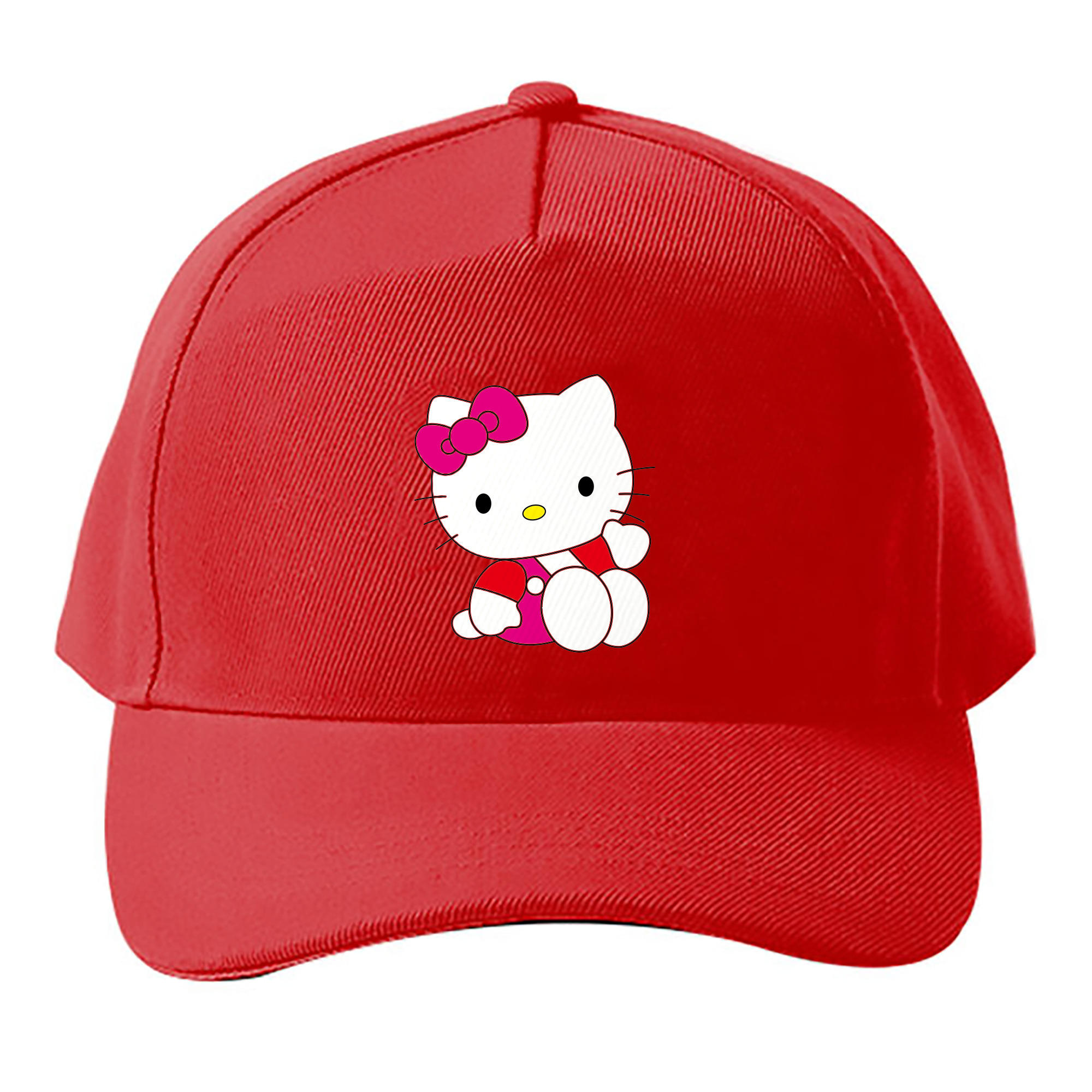 （画像用） Hello Kitty ハローキティ ベースボールキャップ 綿100％ 男女兼用 帽子 スポーツ