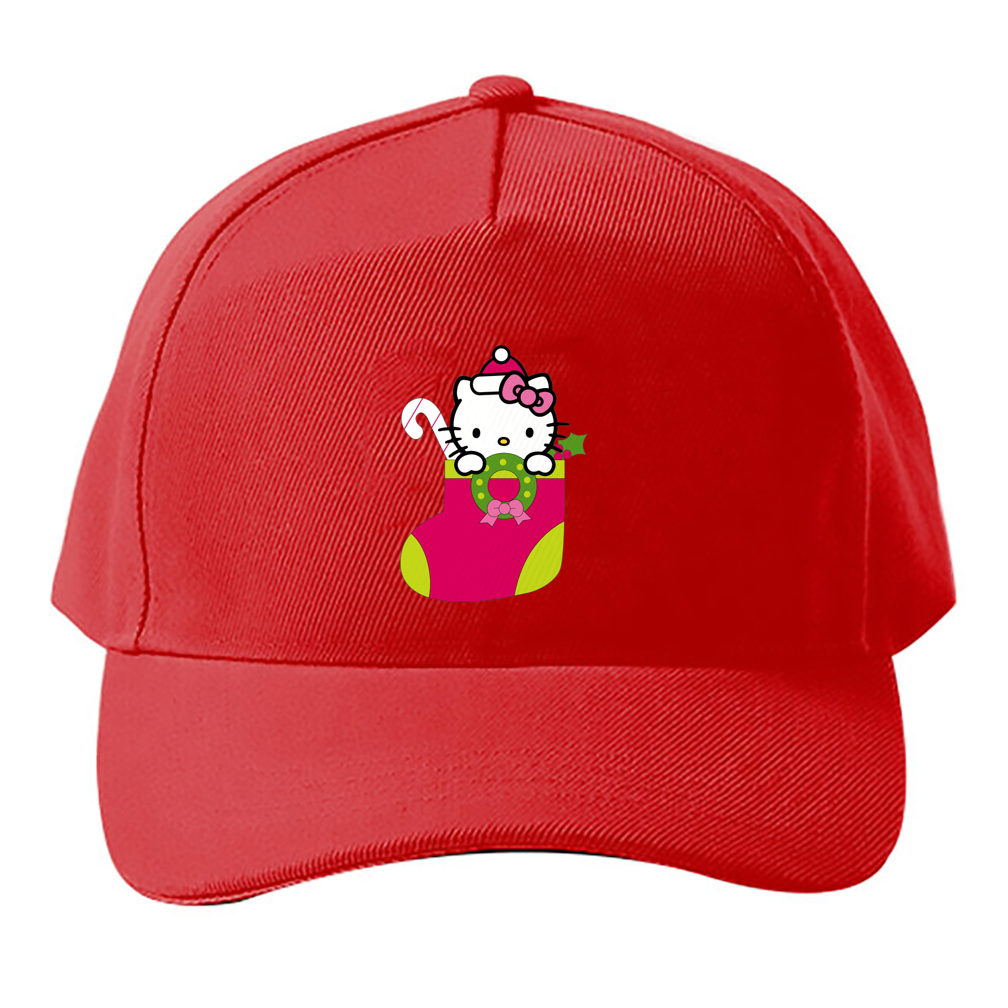 （画像用） Hello Kitty ハローキティ ベースボールキャップ 綿100％ 男女兼用 帽子 スポーツ