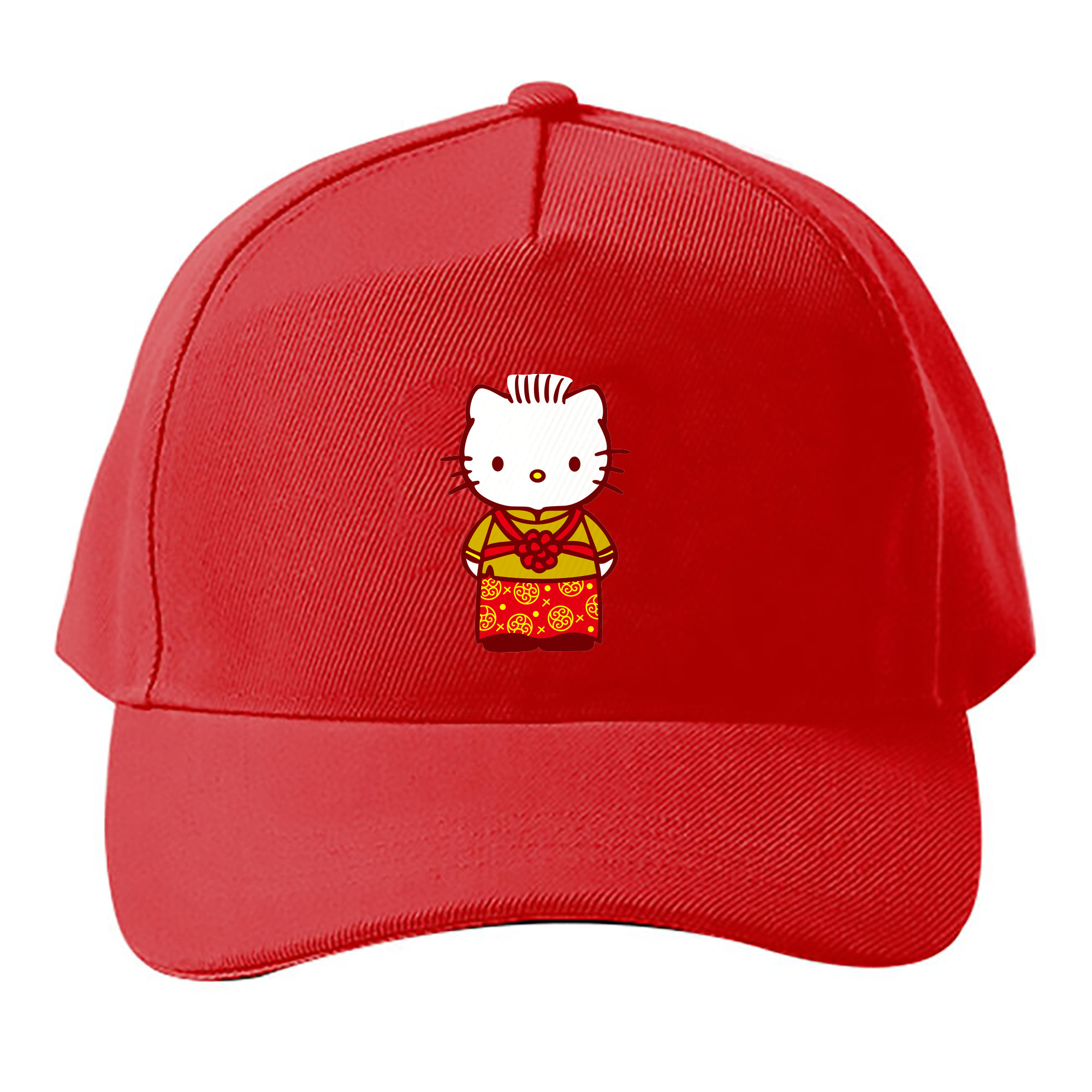 （画像用） Hello Kitty ハローキティ ベースボールキャップ 綿100％ 男女兼用 帽子 スポーツ