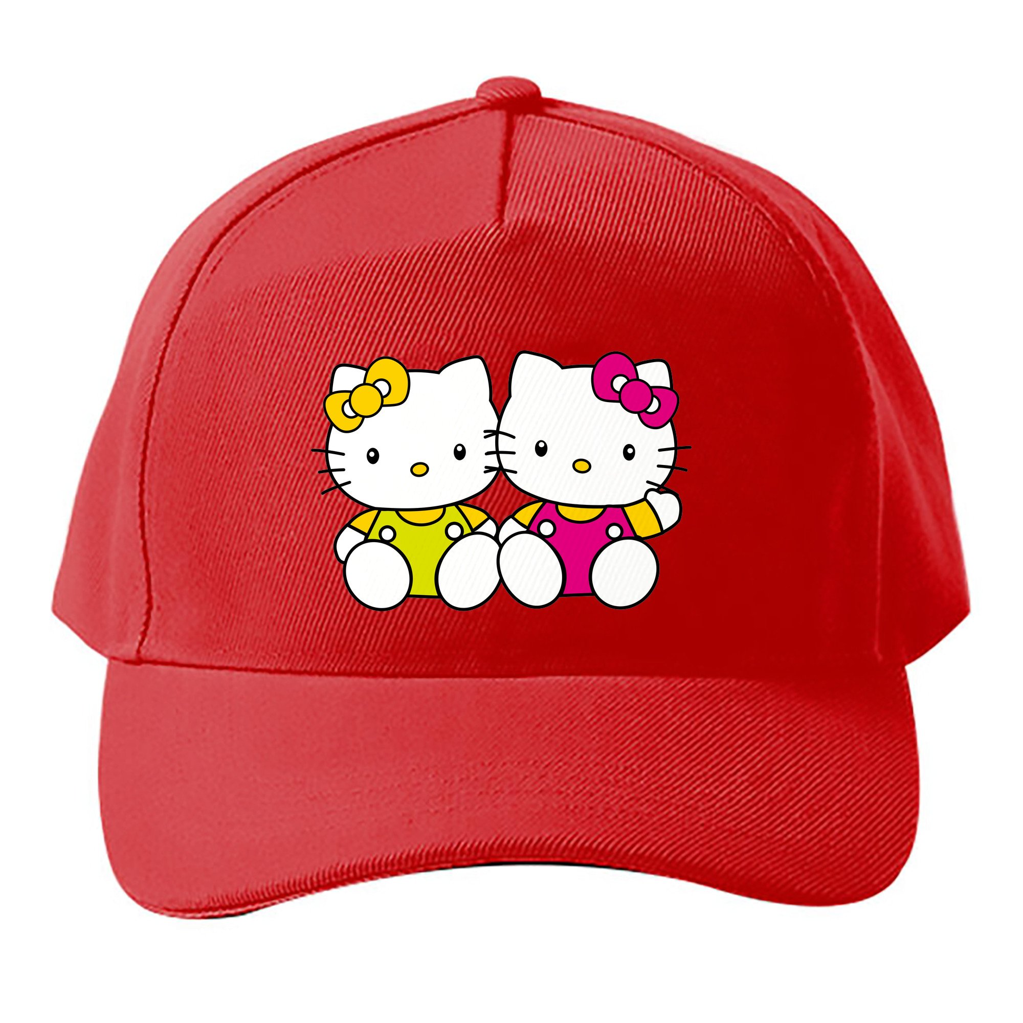 （画像用） Hello Kitty ハローキティ ベースボールキャップ 綿100％ 男女兼用 帽子 スポーツ