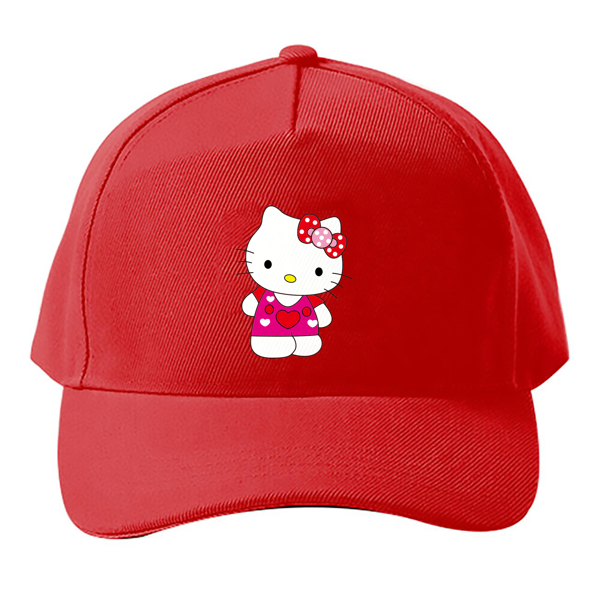 （画像用） Hello Kitty ハローキティ ベースボールキャップ 綿100％ 男女兼用 帽子 スポーツ