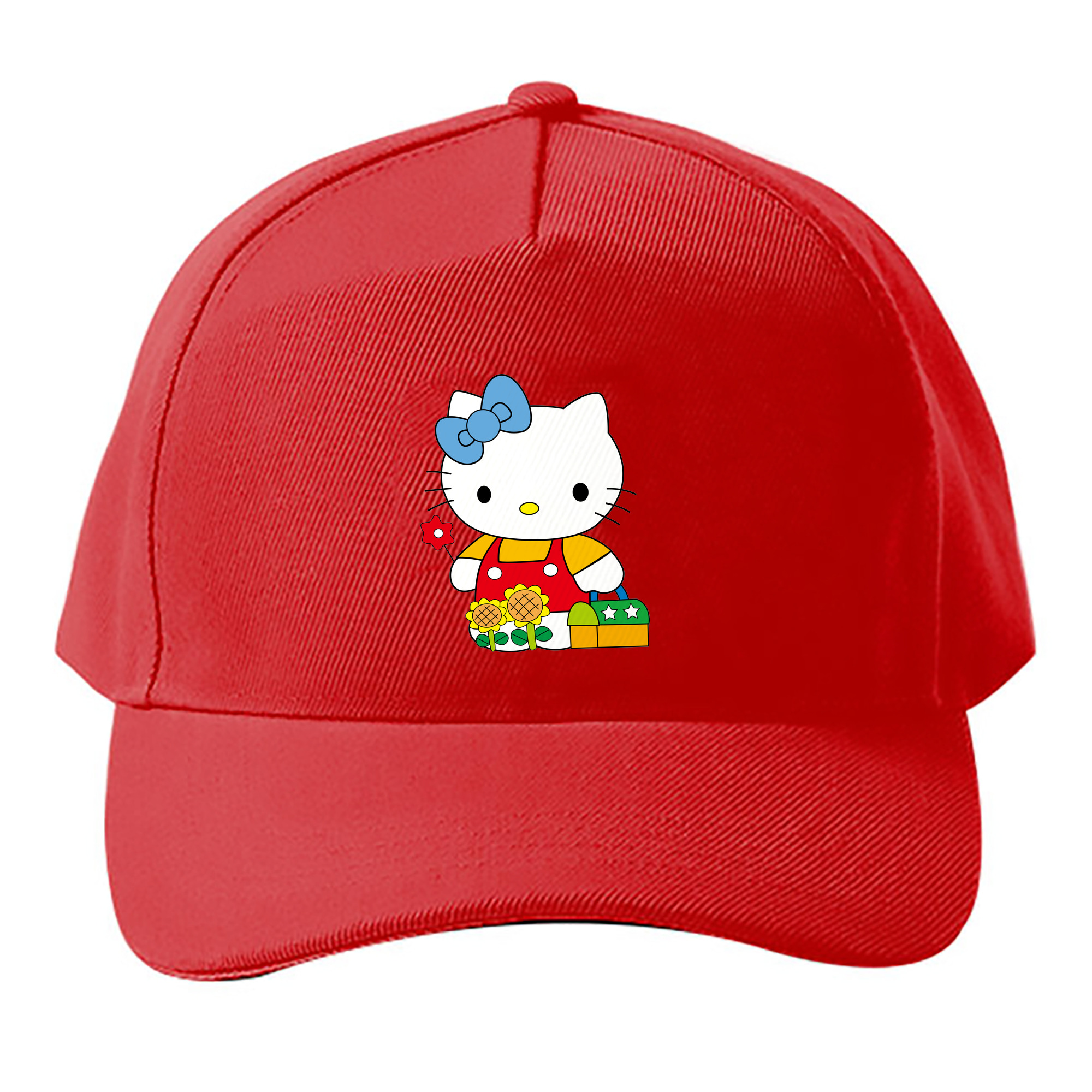 （画像用） Hello Kitty ハローキティ ベースボールキャップ 綿100％ 男女兼用 帽子 スポーツ