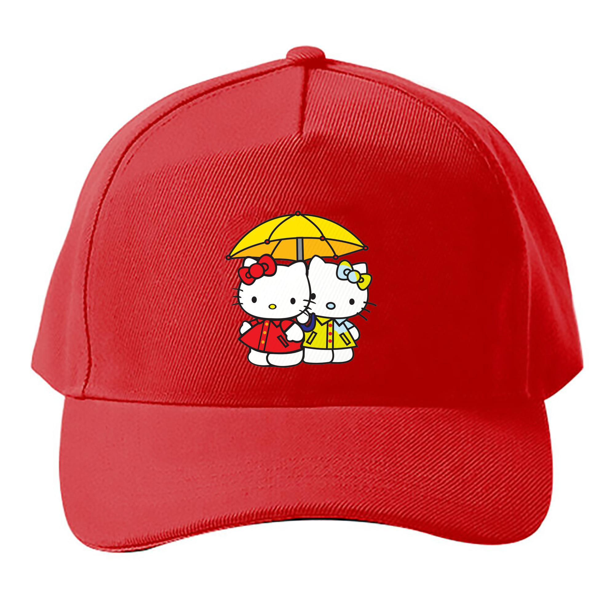 （画像用） Hello Kitty ハローキティ ベースボールキャップ 綿100％ 男女兼用 帽子 スポーツ