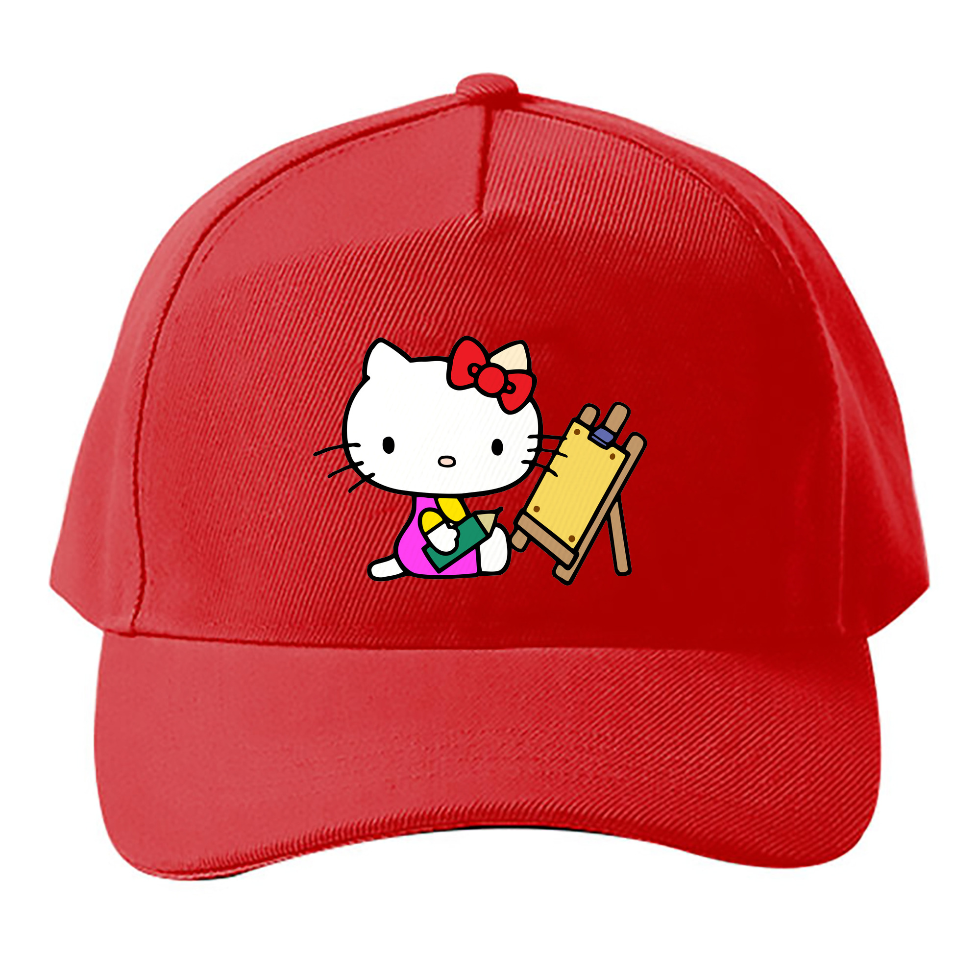 （画像用） Hello Kitty ハローキティ ベースボールキャップ 綿100％ 男女兼用 帽子 スポーツ