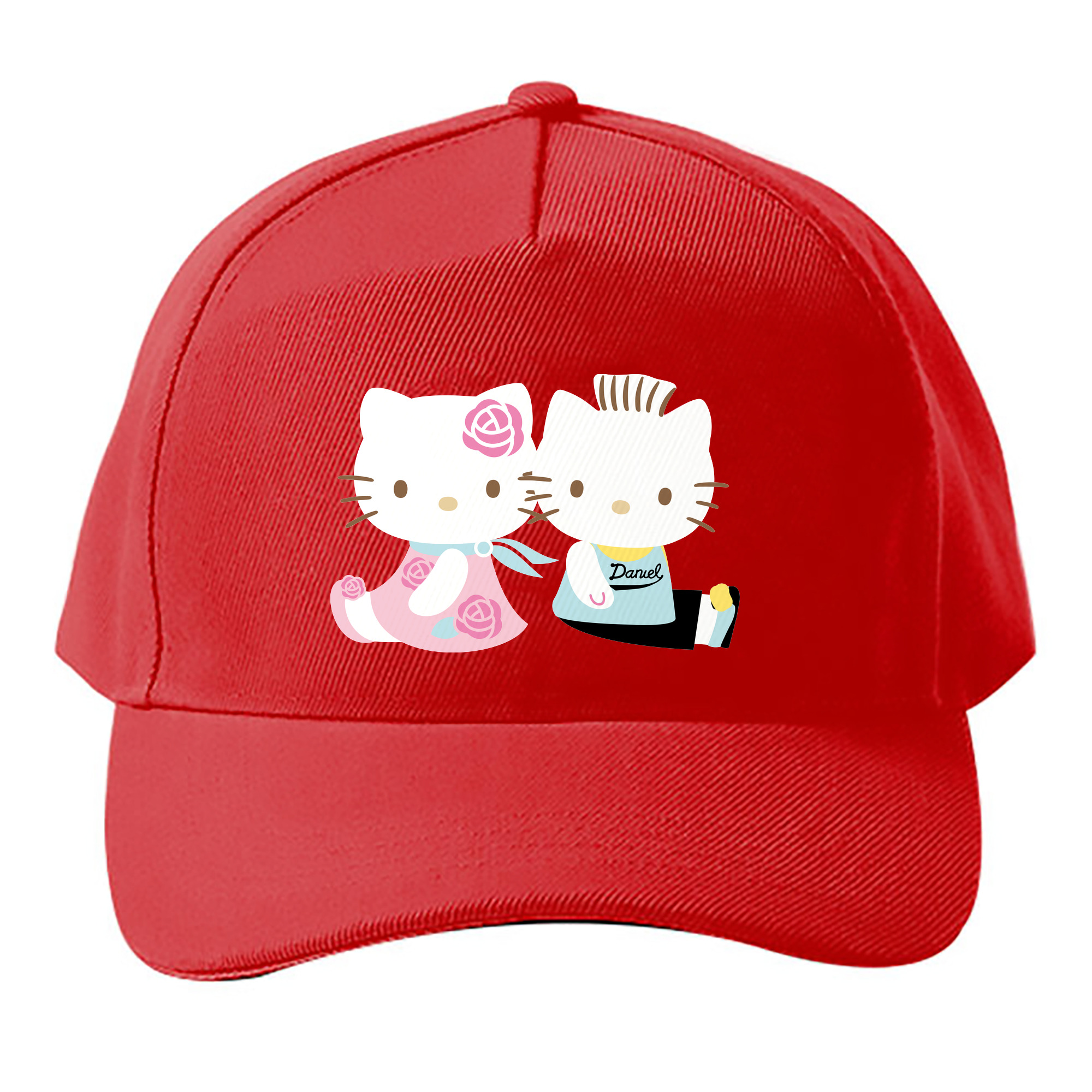 （画像用） Hello Kitty ハローキティ ベースボールキャップ 綿100％ 男女兼用 帽子 スポーツ