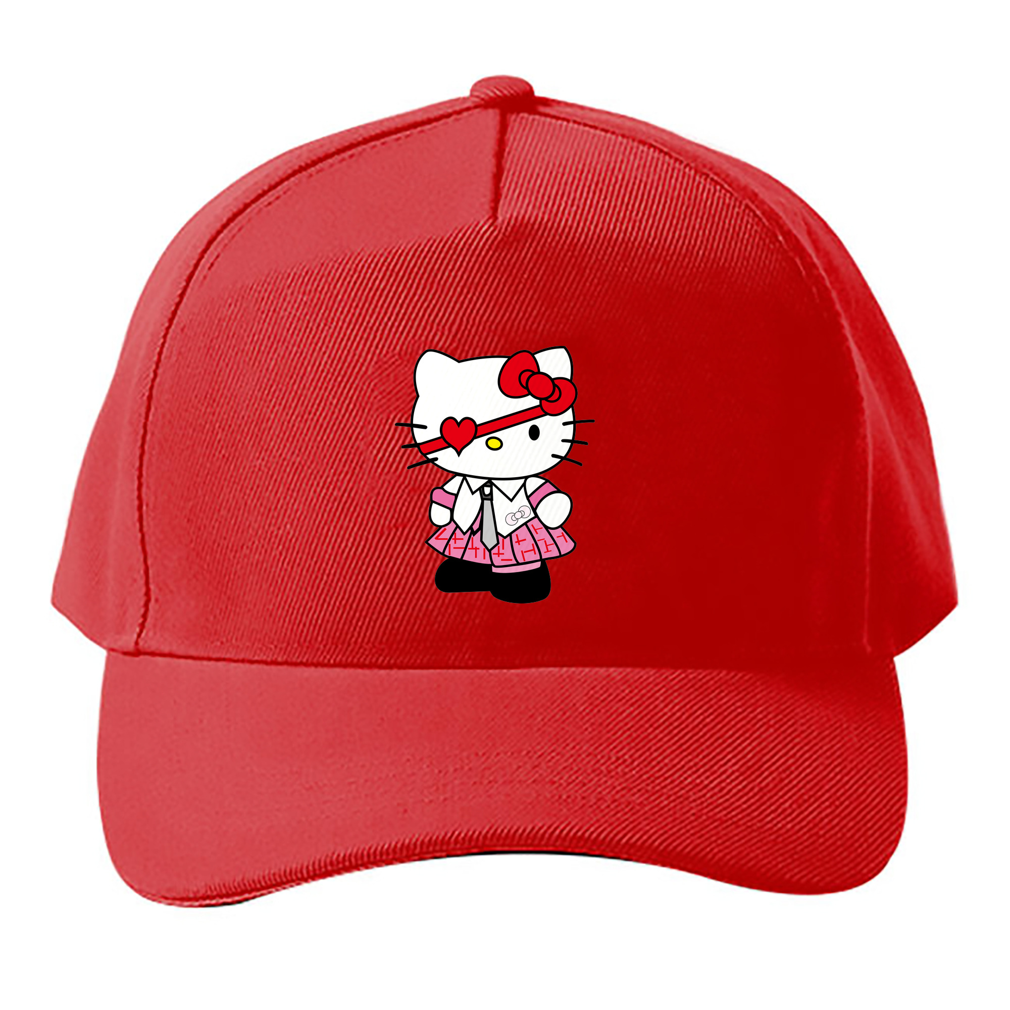 （画像用） Hello Kitty ハローキティ ベースボールキャップ 綿100％ 男女兼用 帽子 スポーツ
