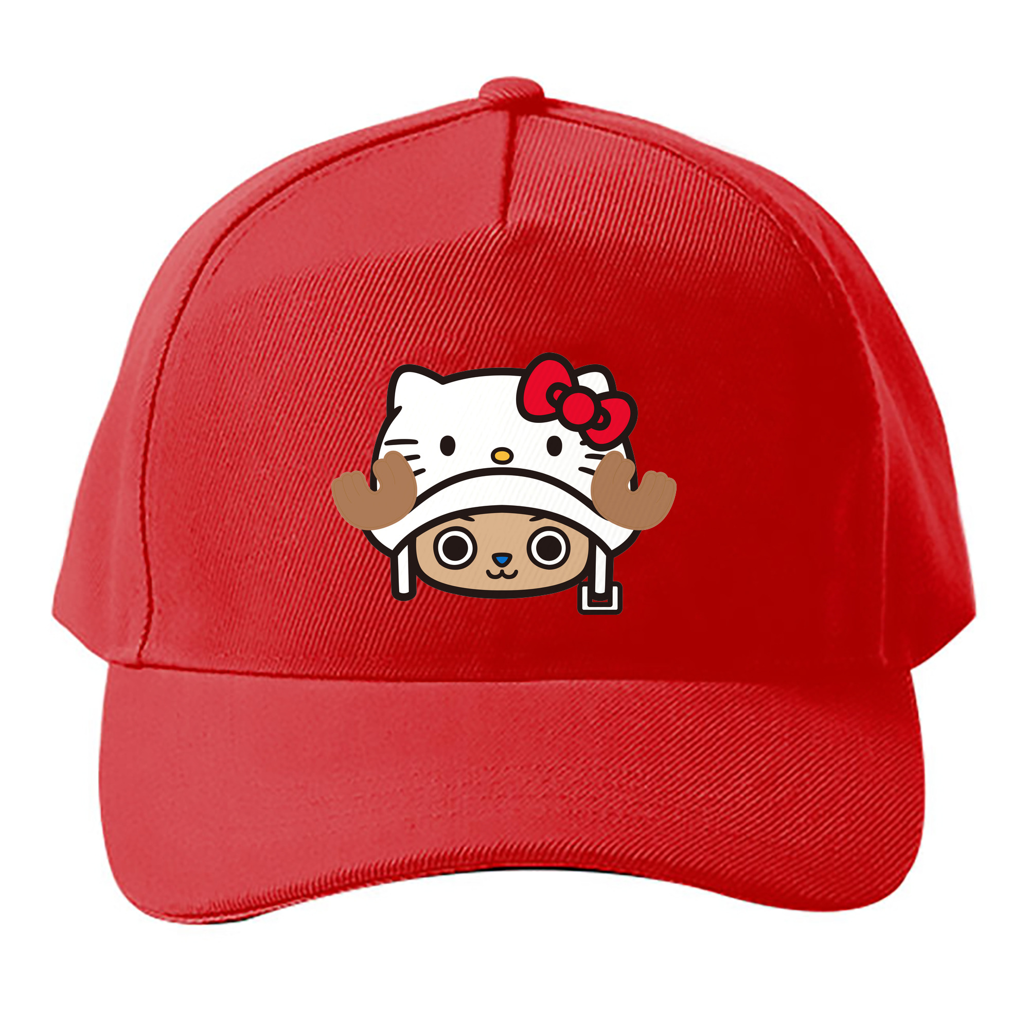 （画像用） Hello Kitty ハローキティ ベースボールキャップ 綿100％ 男女兼用 帽子 スポーツ