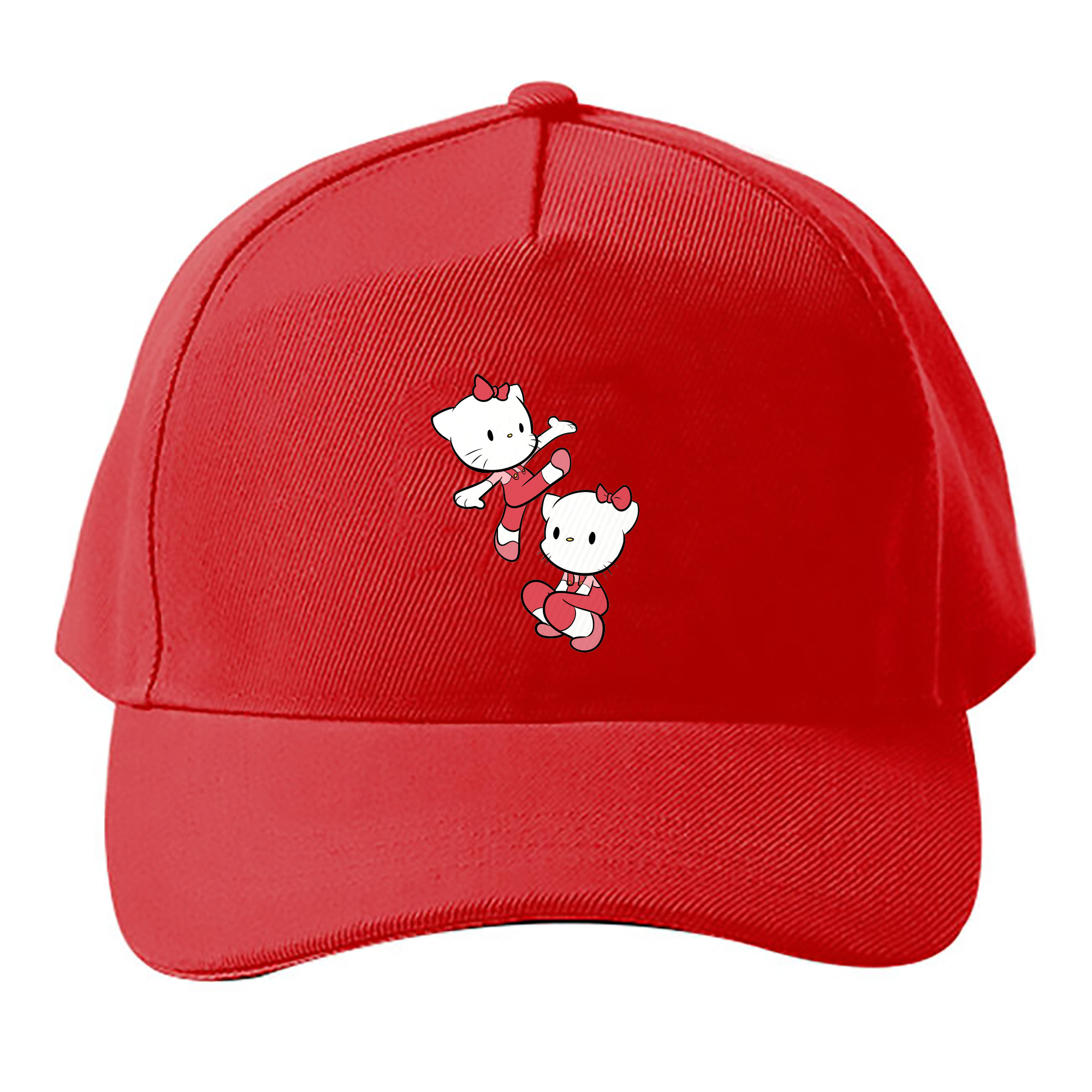 （画像用） Hello Kitty ハローキティ ベースボールキャップ 綿100％ 男女兼用 帽子 スポーツ