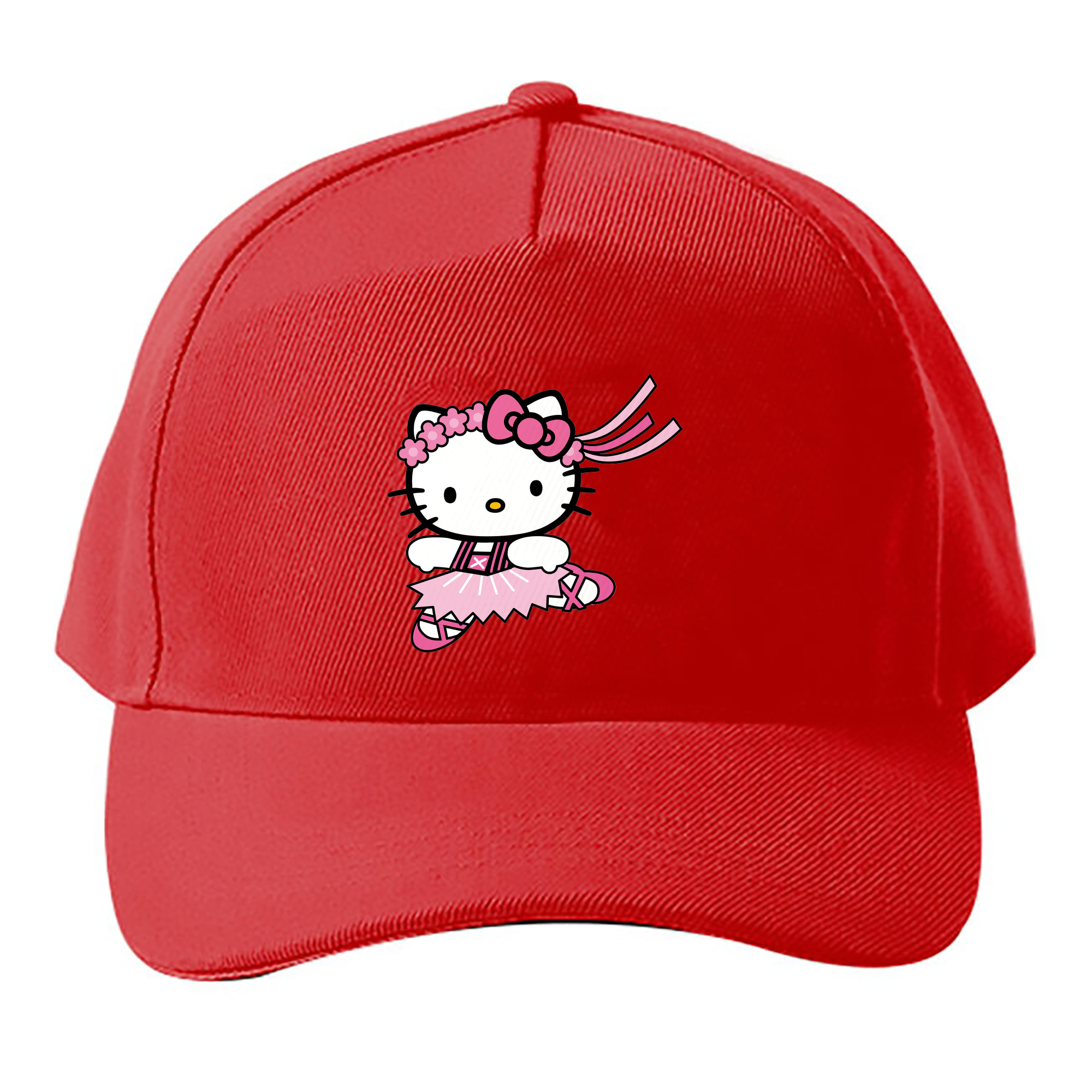 （画像用） Hello Kitty ハローキティ ベースボールキャップ 綿100％ 男女兼用 帽子 スポーツ