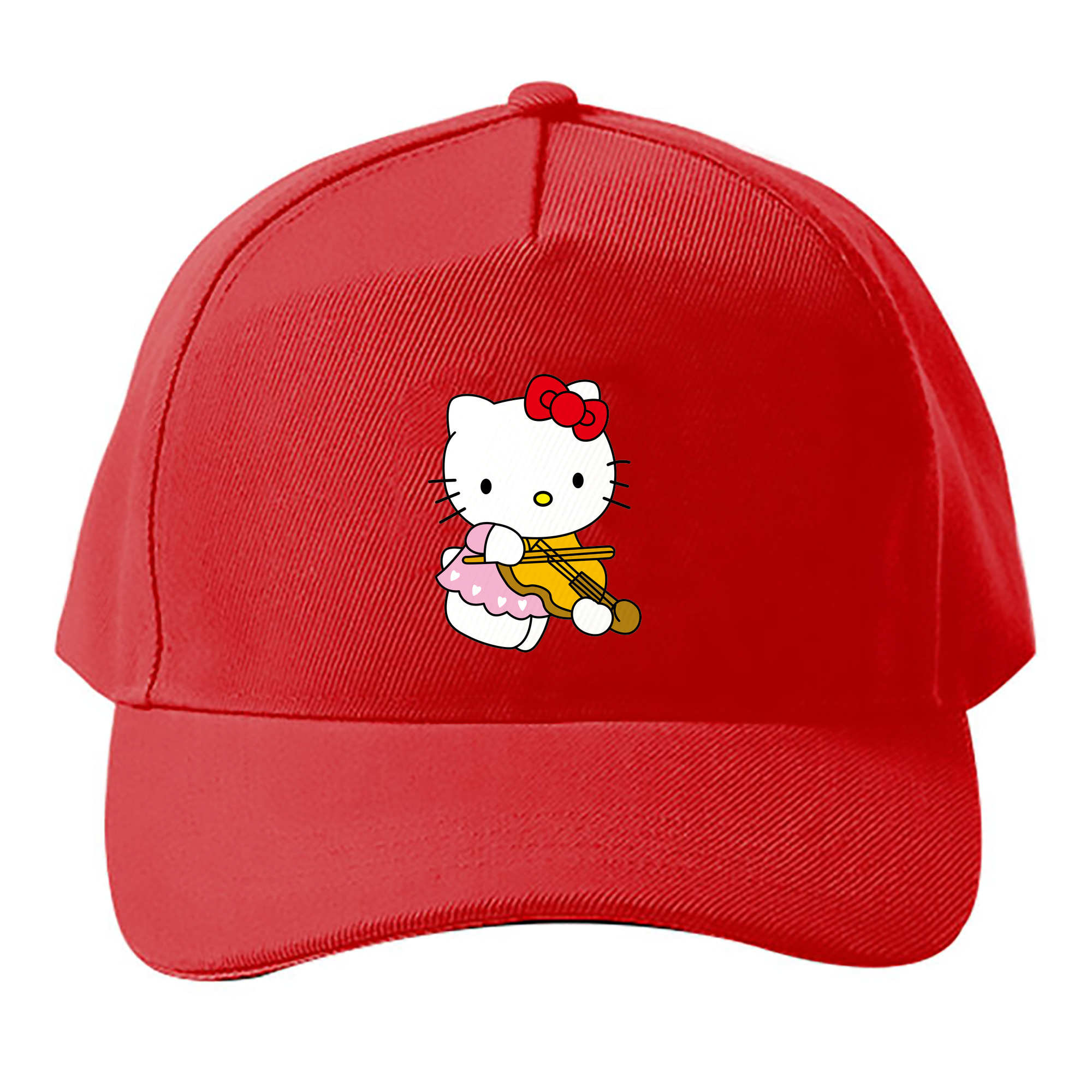 （画像用） Hello Kitty ハローキティ ベースボールキャップ 綿100％ 男女兼用 帽子 スポーツ
