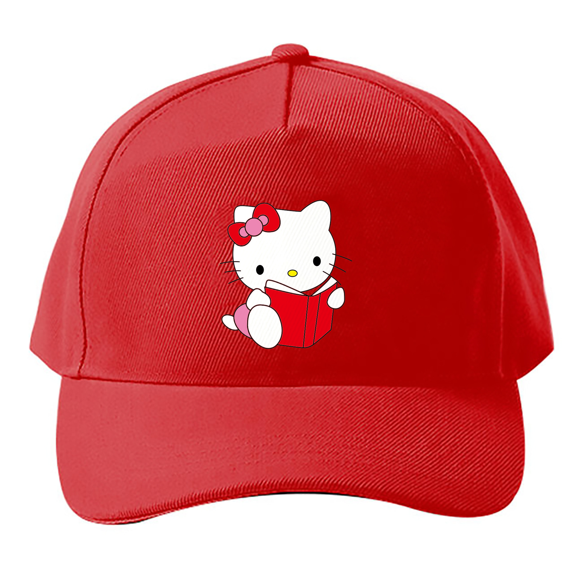 （画像用） Hello Kitty ハローキティ ベースボールキャップ 綿100％ 男女兼用 帽子 スポーツ