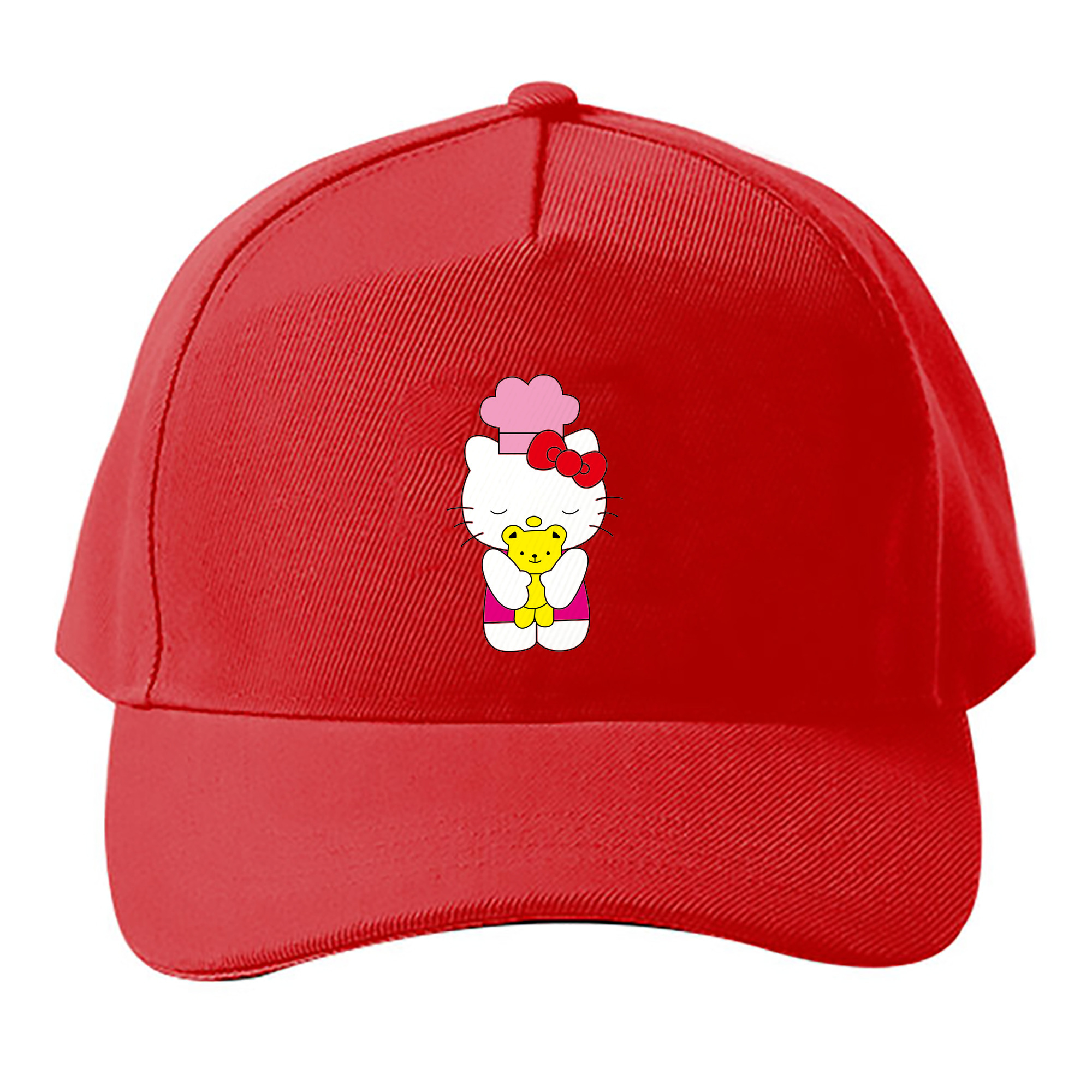 （画像用） Hello Kitty ハローキティ ベースボールキャップ 綿100％ 男女兼用 帽子 スポーツ
