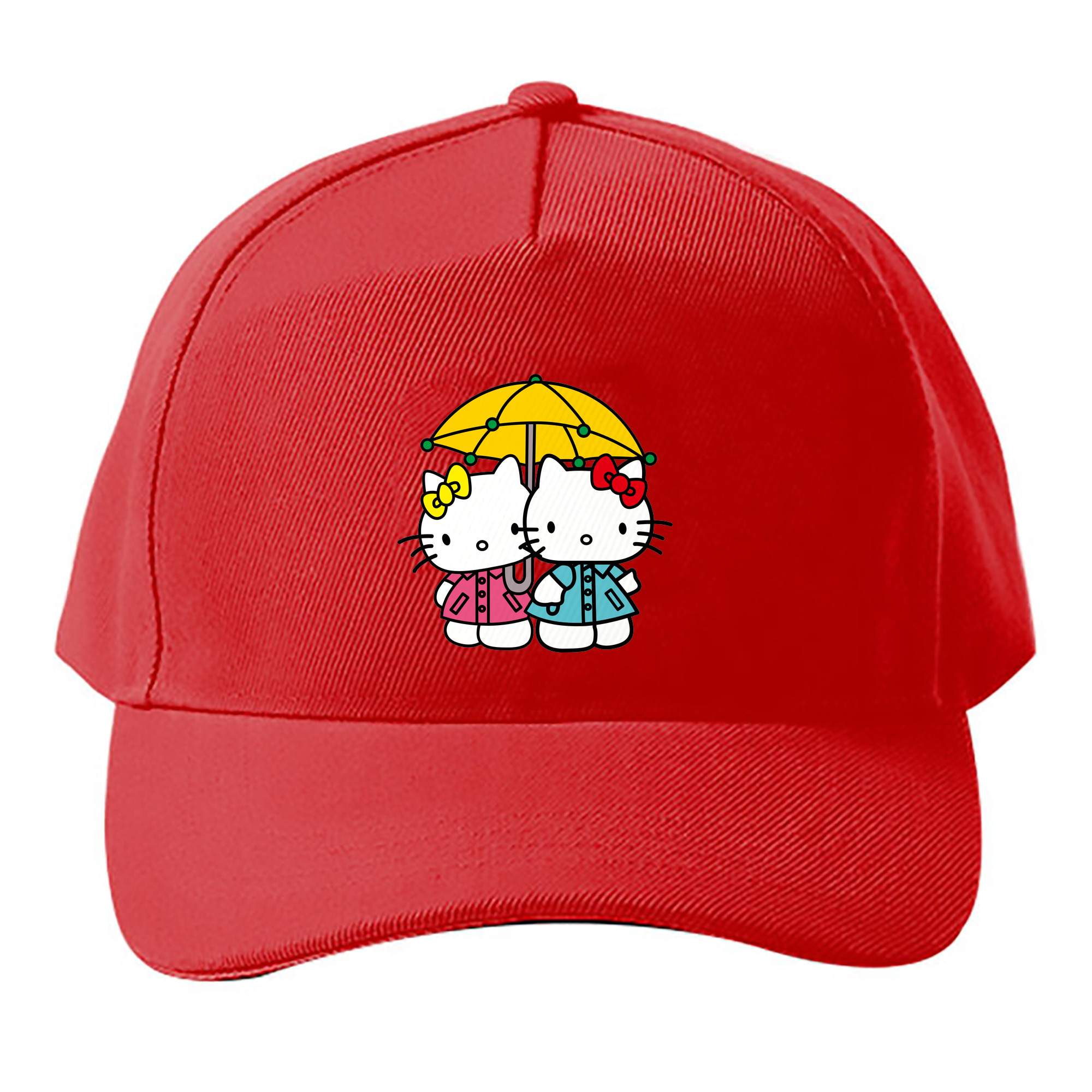 （画像用） Hello Kitty ハローキティ ベースボールキャップ 綿100％ 男女兼用 帽子 スポーツ