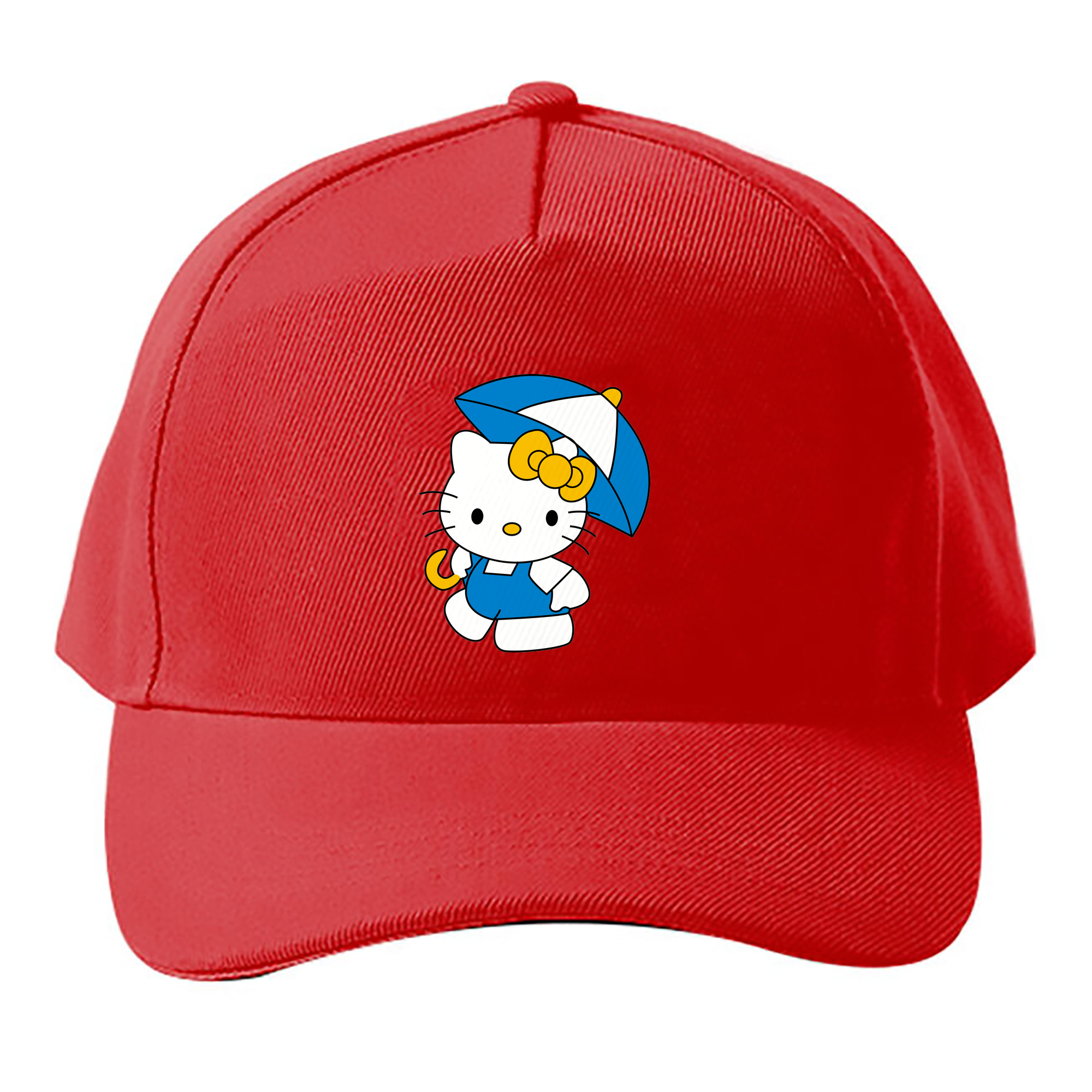 （画像用） Hello Kitty ハローキティ ベースボールキャップ 綿100％ 男女兼用 帽子 スポーツ