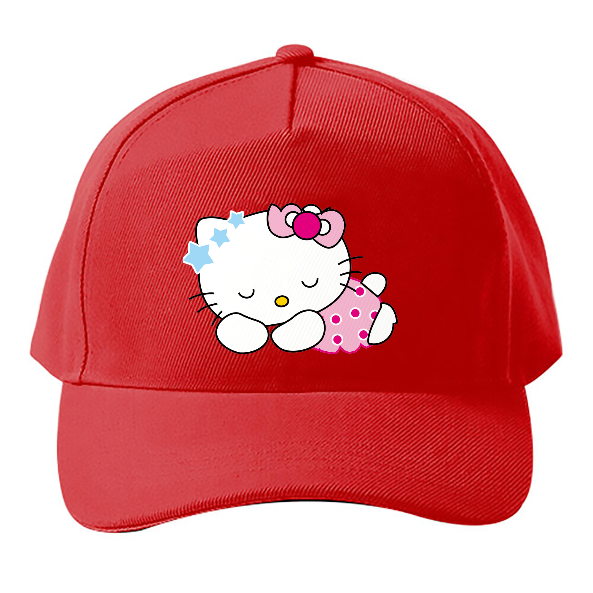 （画像用） Hello Kitty ハローキティ ベースボールキャップ 綿100％ 男女兼用 帽子 スポーツ