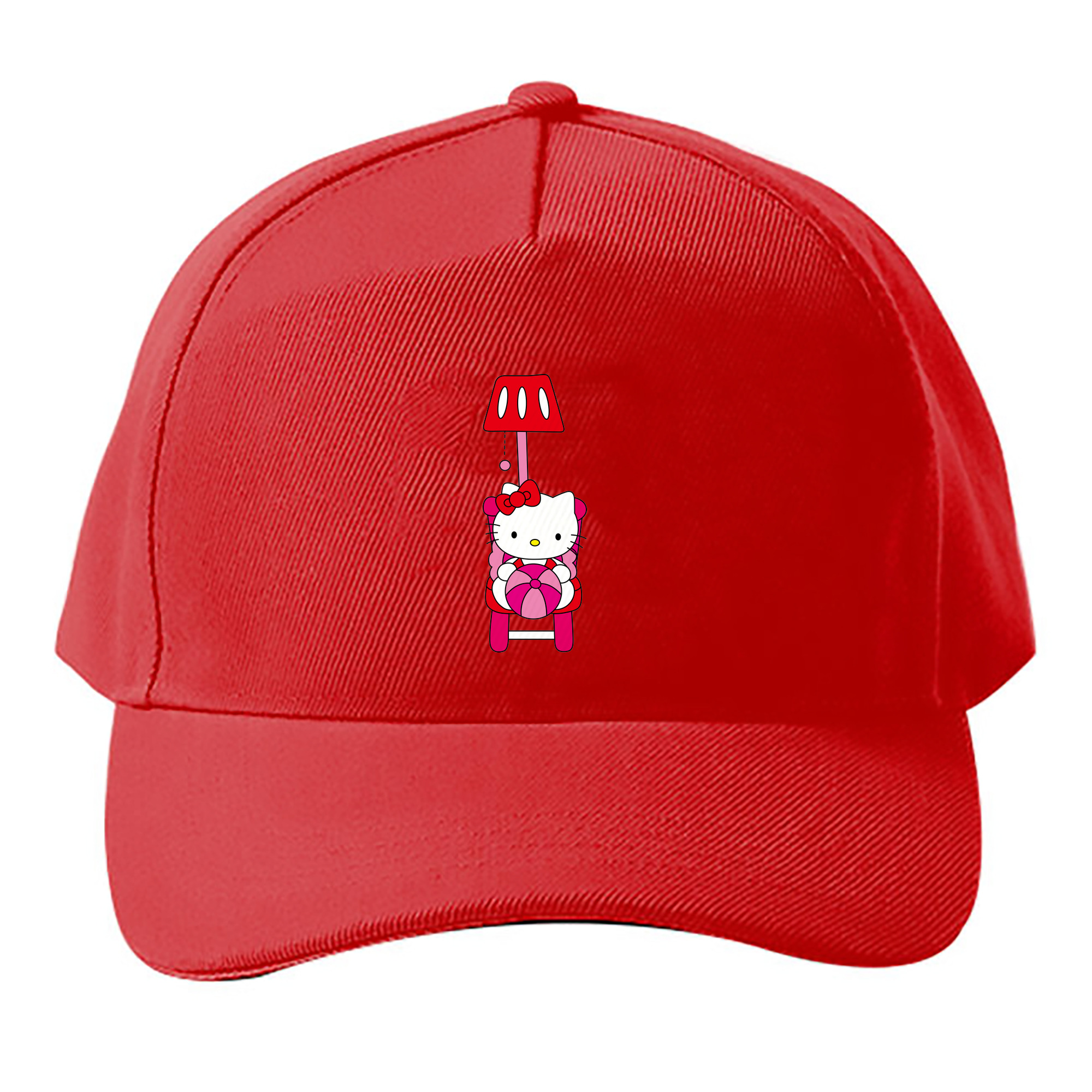 （画像用） Hello Kitty ハローキティ ベースボールキャップ 綿100％ 男女兼用 帽子 スポーツ