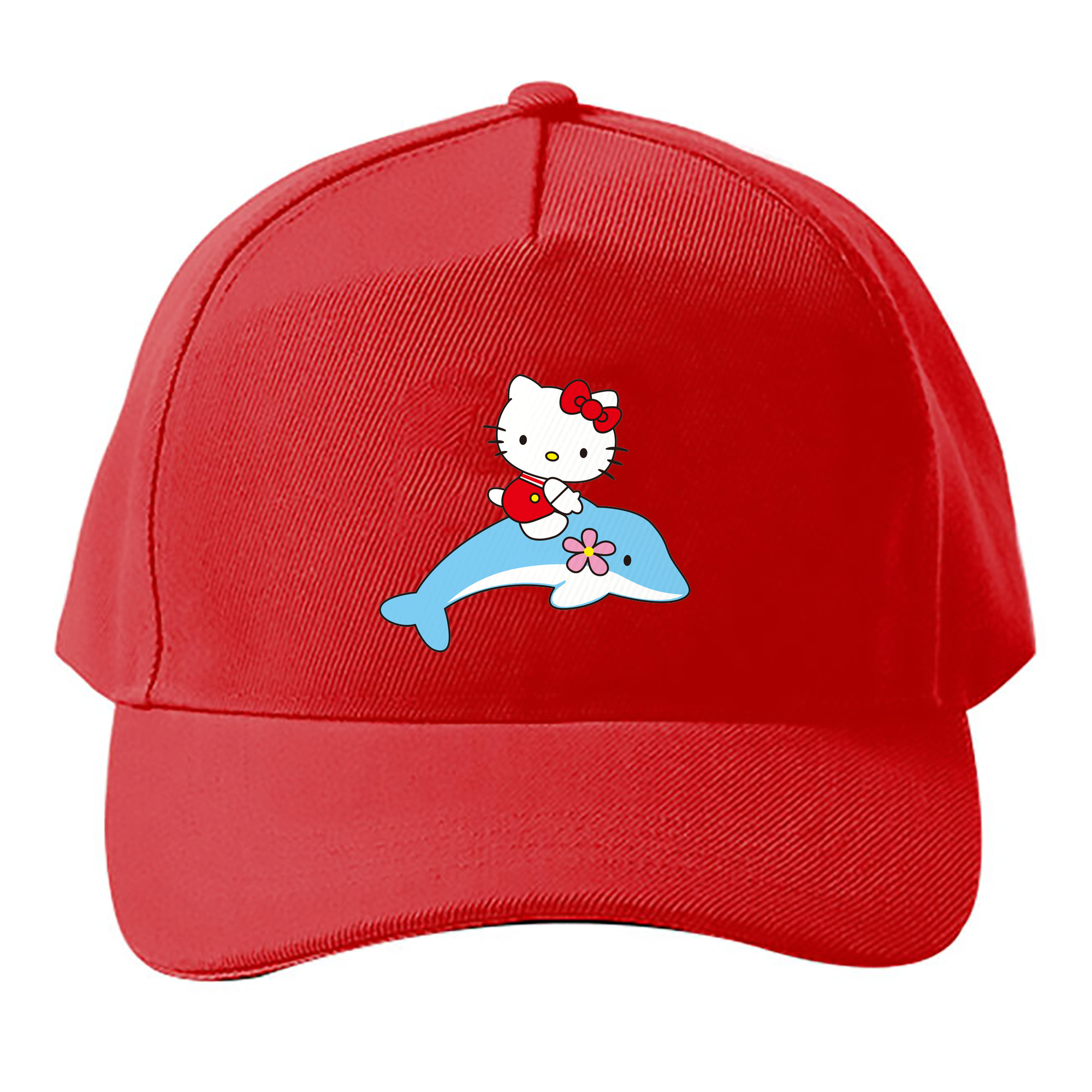（画像用） Hello Kitty ハローキティ ベースボールキャップ 綿100％ 男女兼用 帽子 スポーツ