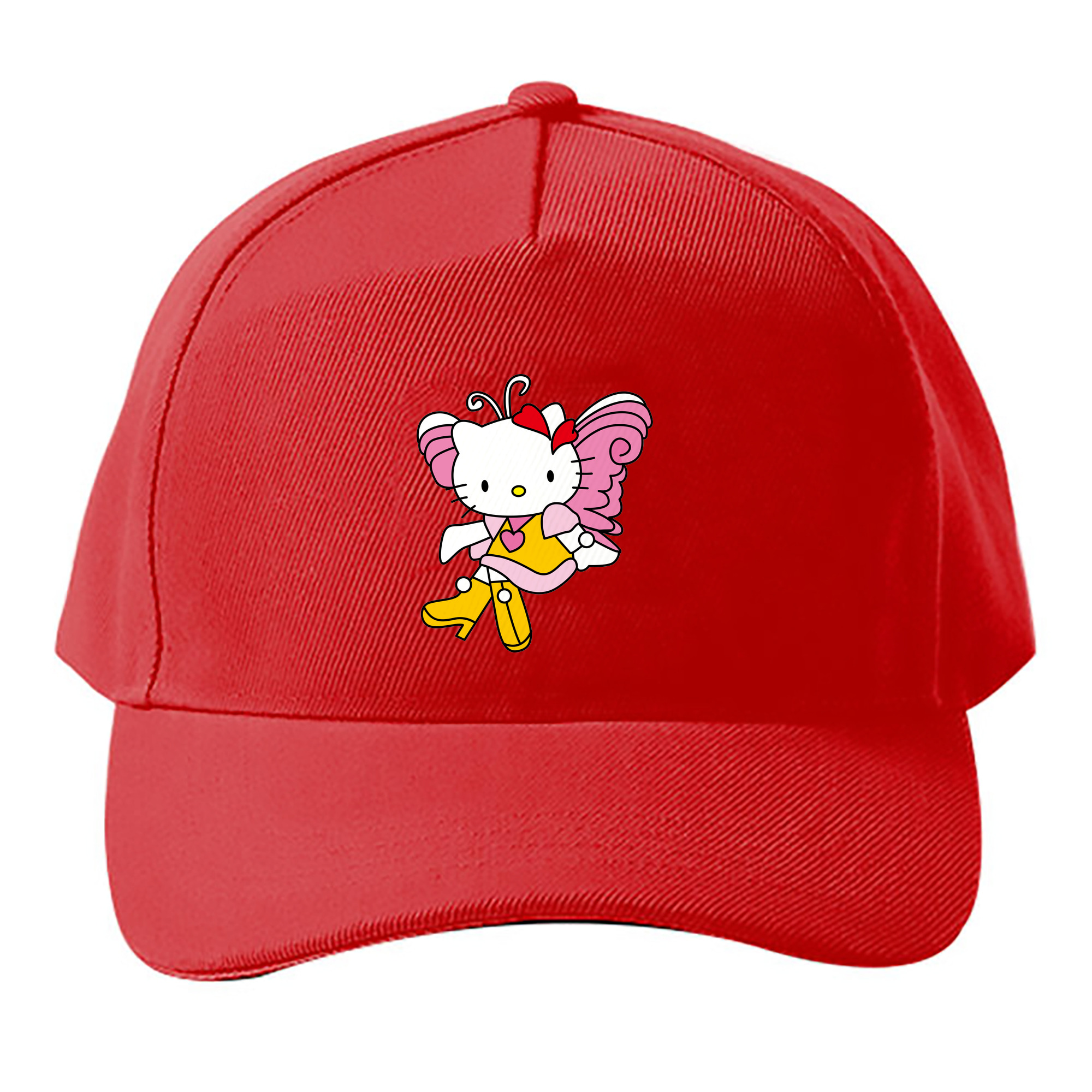 （画像用） Hello Kitty ハローキティ ベースボールキャップ 綿100％ 男女兼用 帽子 スポーツ