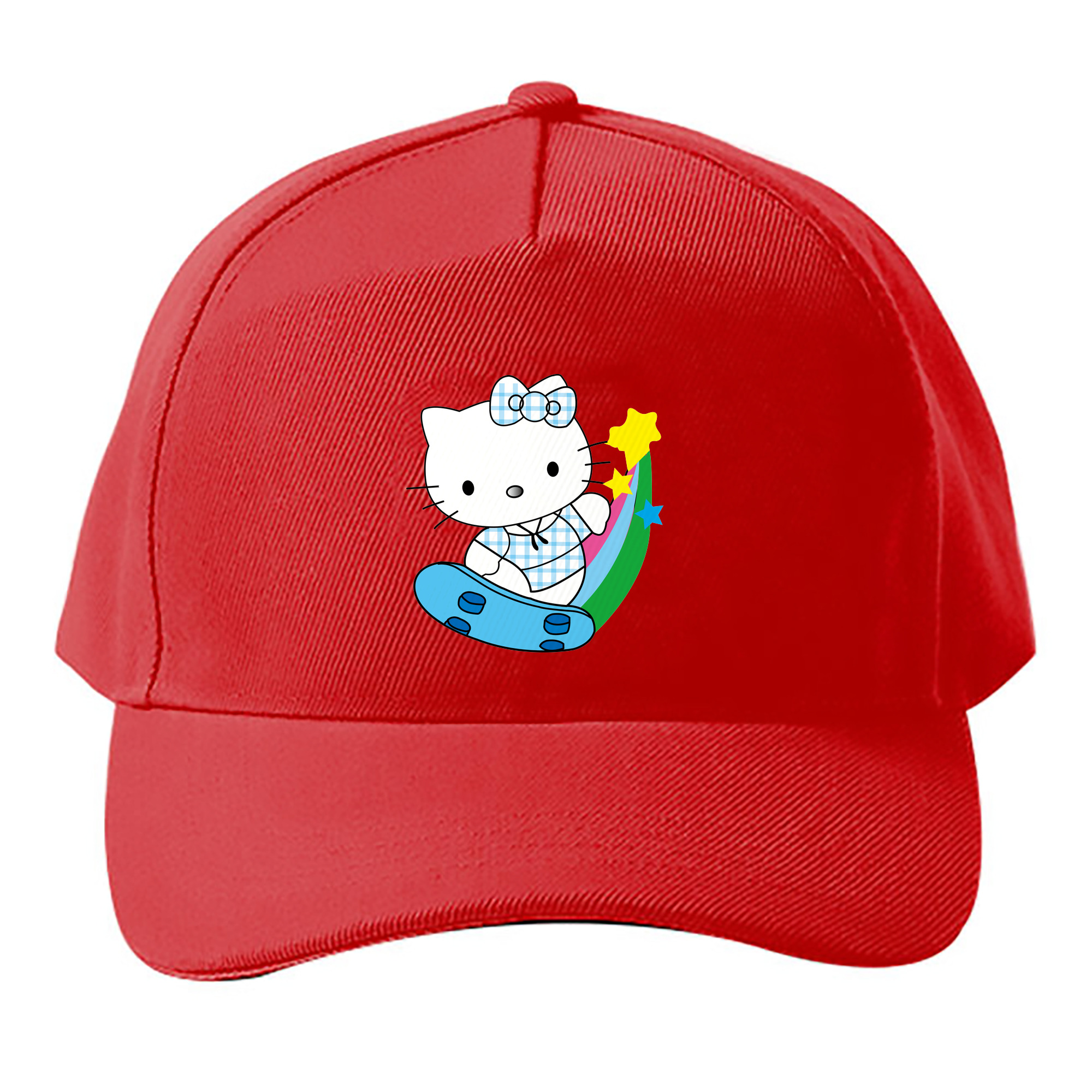 （画像用） Hello Kitty ハローキティ ベースボールキャップ 綿100％ 男女兼用 帽子 スポーツ