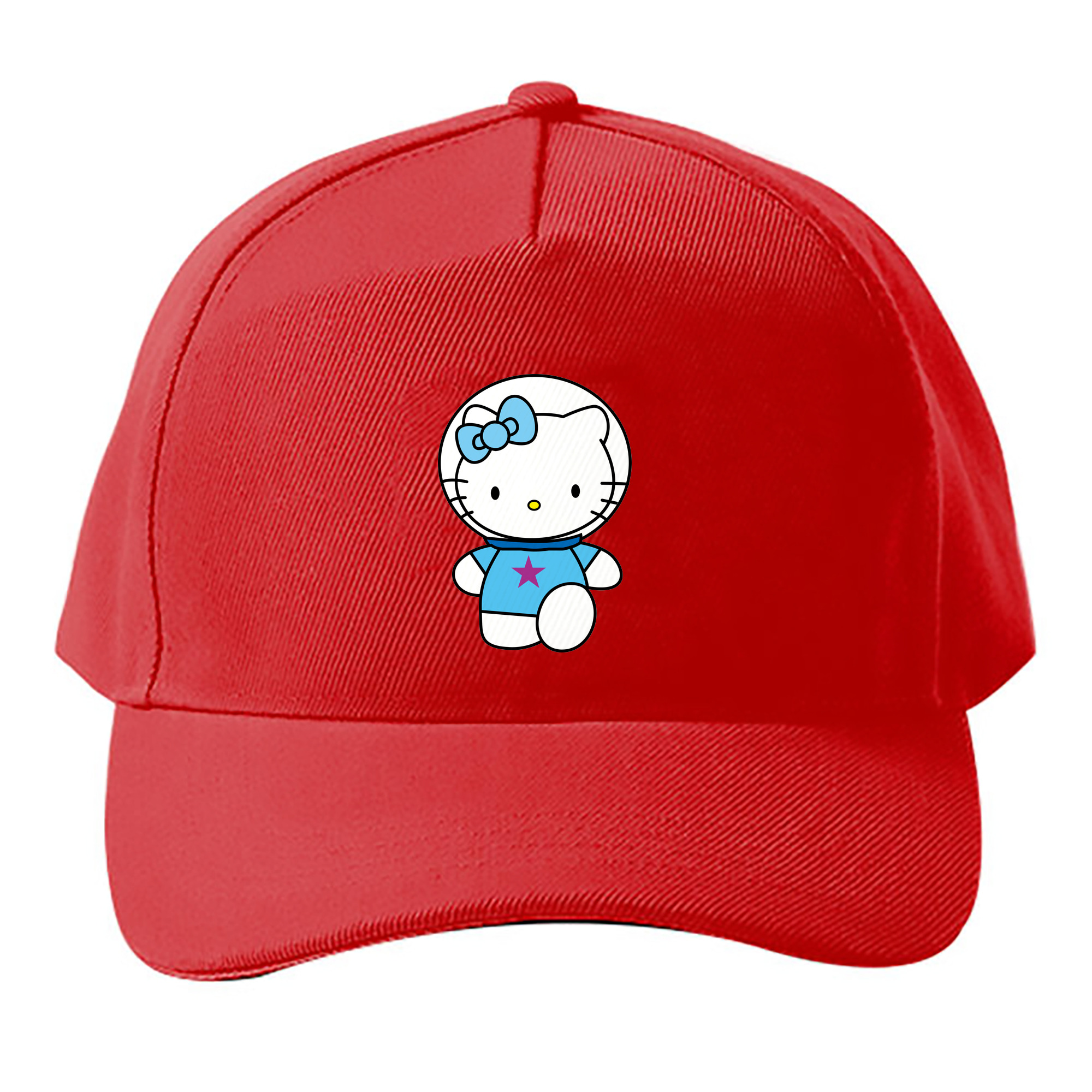 （画像用） Hello Kitty ハローキティ ベースボールキャップ 綿100％ 男女兼用 帽子 スポーツ
