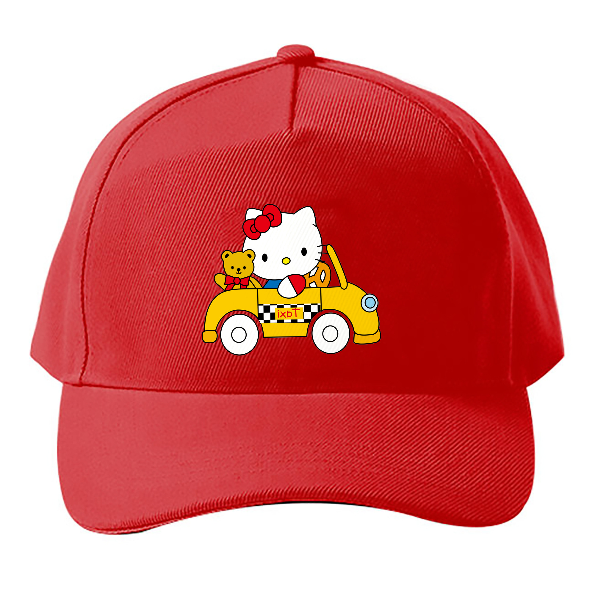 （画像用） Hello Kitty ハローキティ ベースボールキャップ 綿100％ 男女兼用 帽子 スポーツ