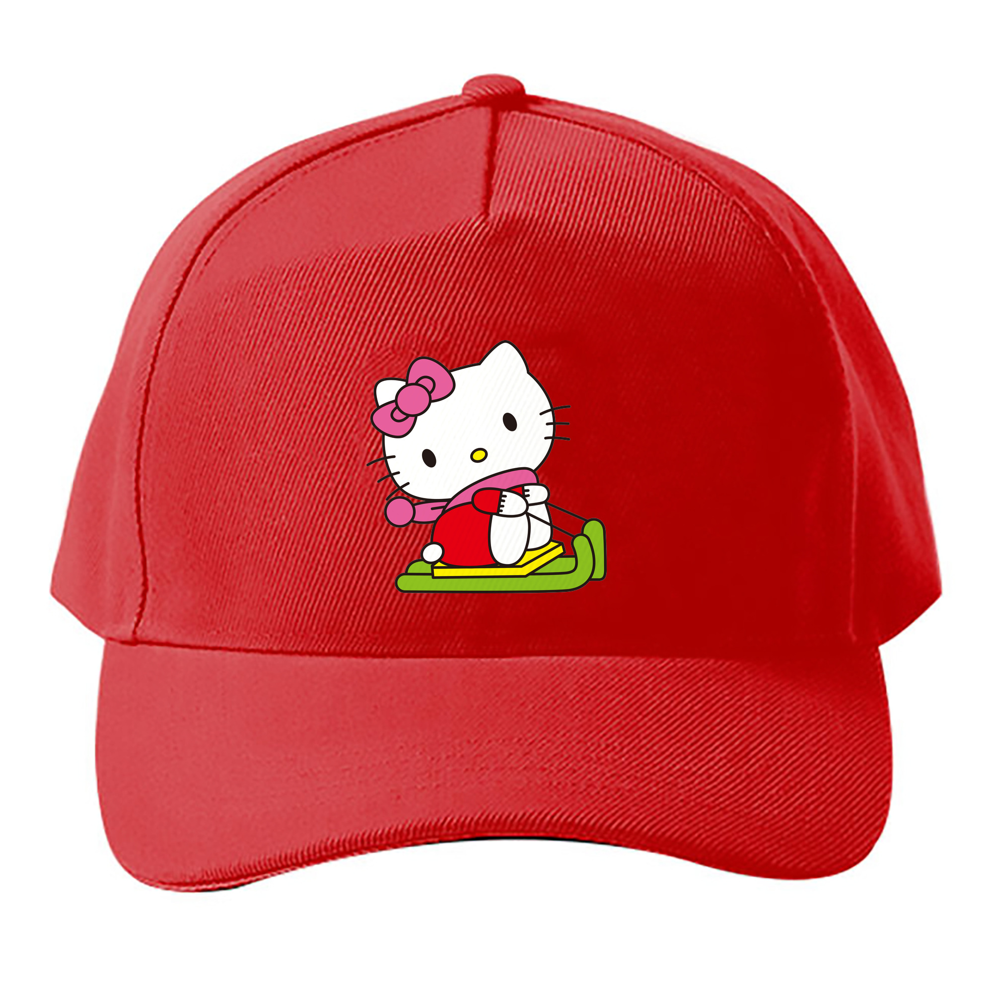 （画像用） Hello Kitty ハローキティ ベースボールキャップ 綿100％ 男女兼用 帽子 スポーツ