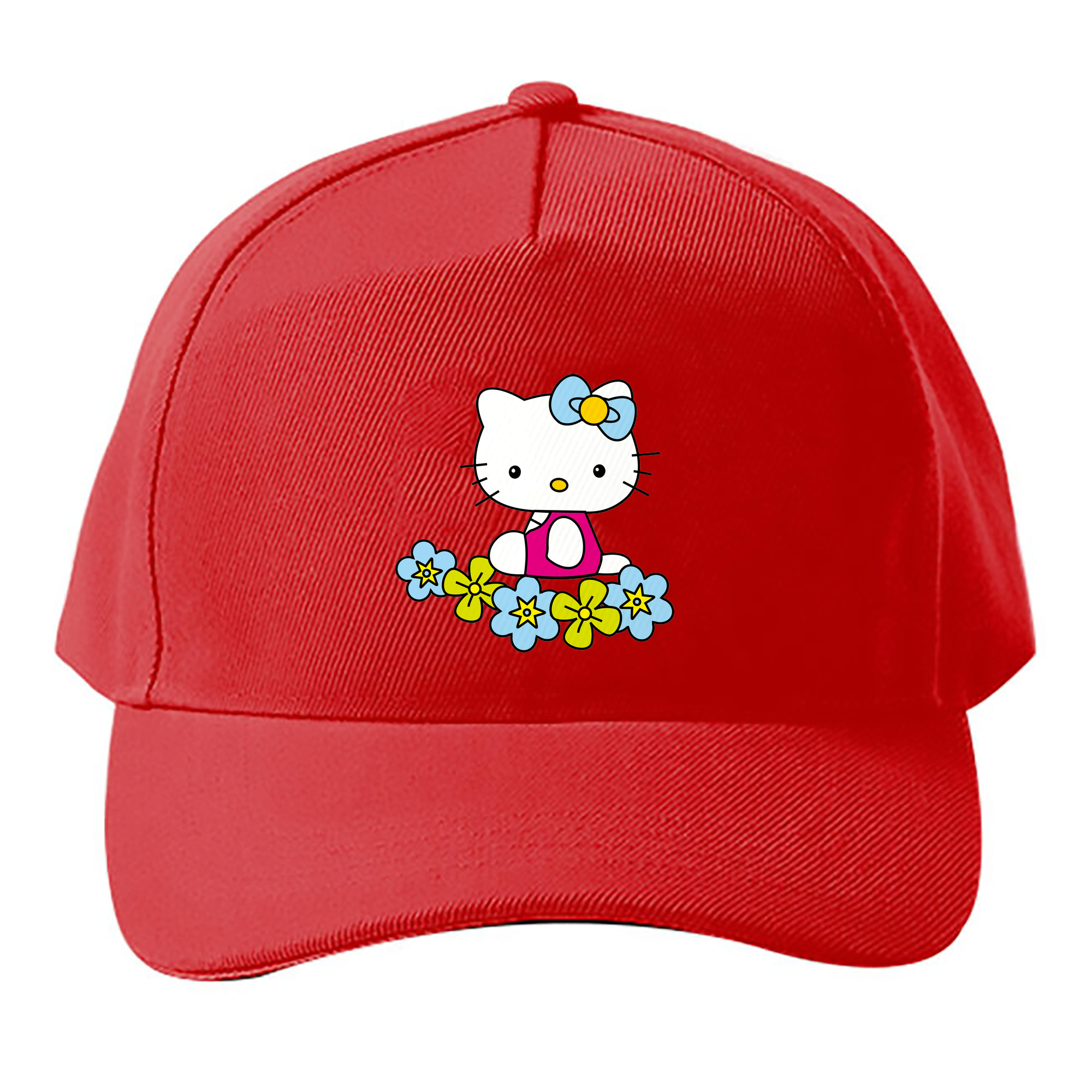 （画像用） Hello Kitty ハローキティ ベースボールキャップ 綿100％ 男女兼用 帽子 スポーツ