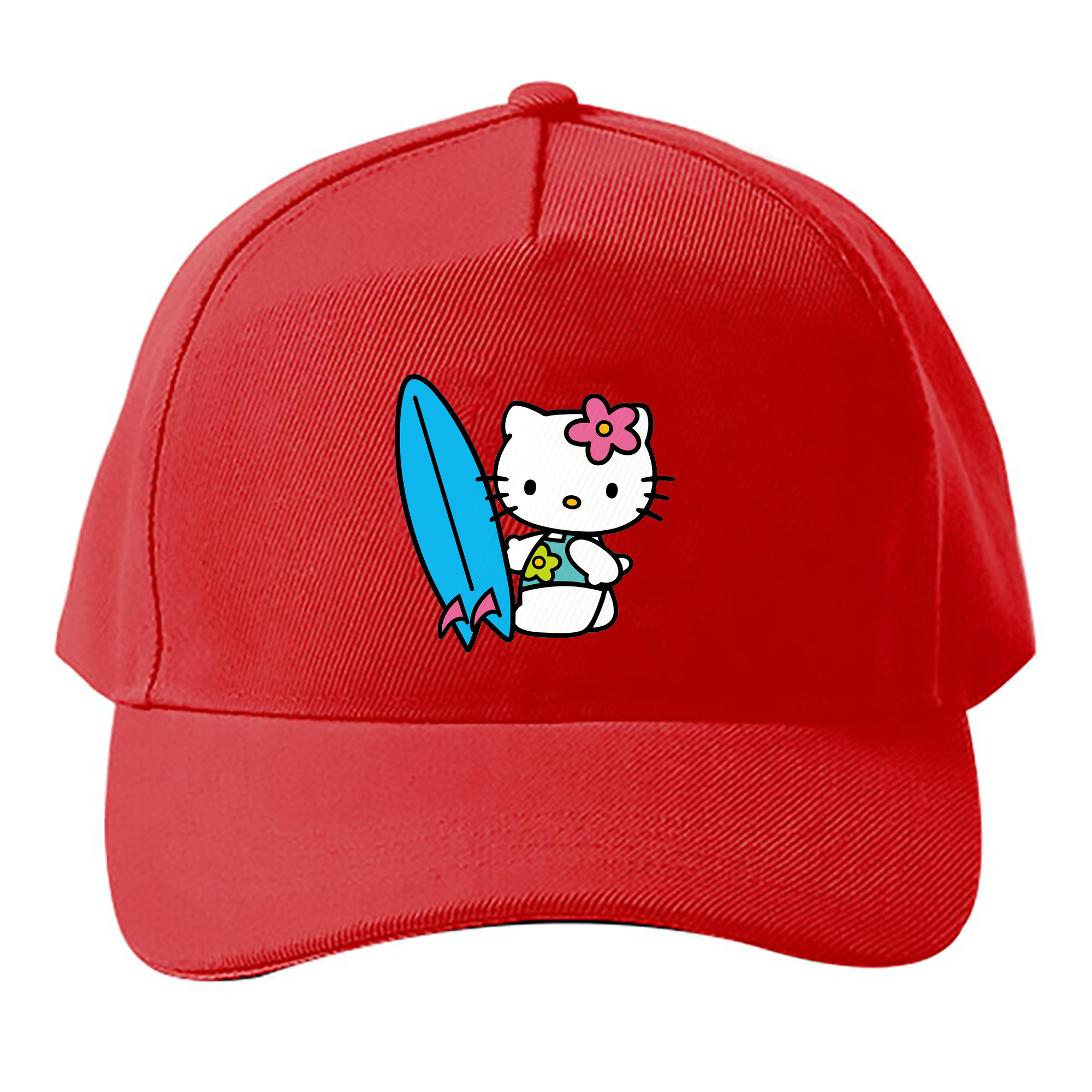 （画像用） Hello Kitty ハローキティ ベースボールキャップ 綿100％ 男女兼用 帽子 スポーツ