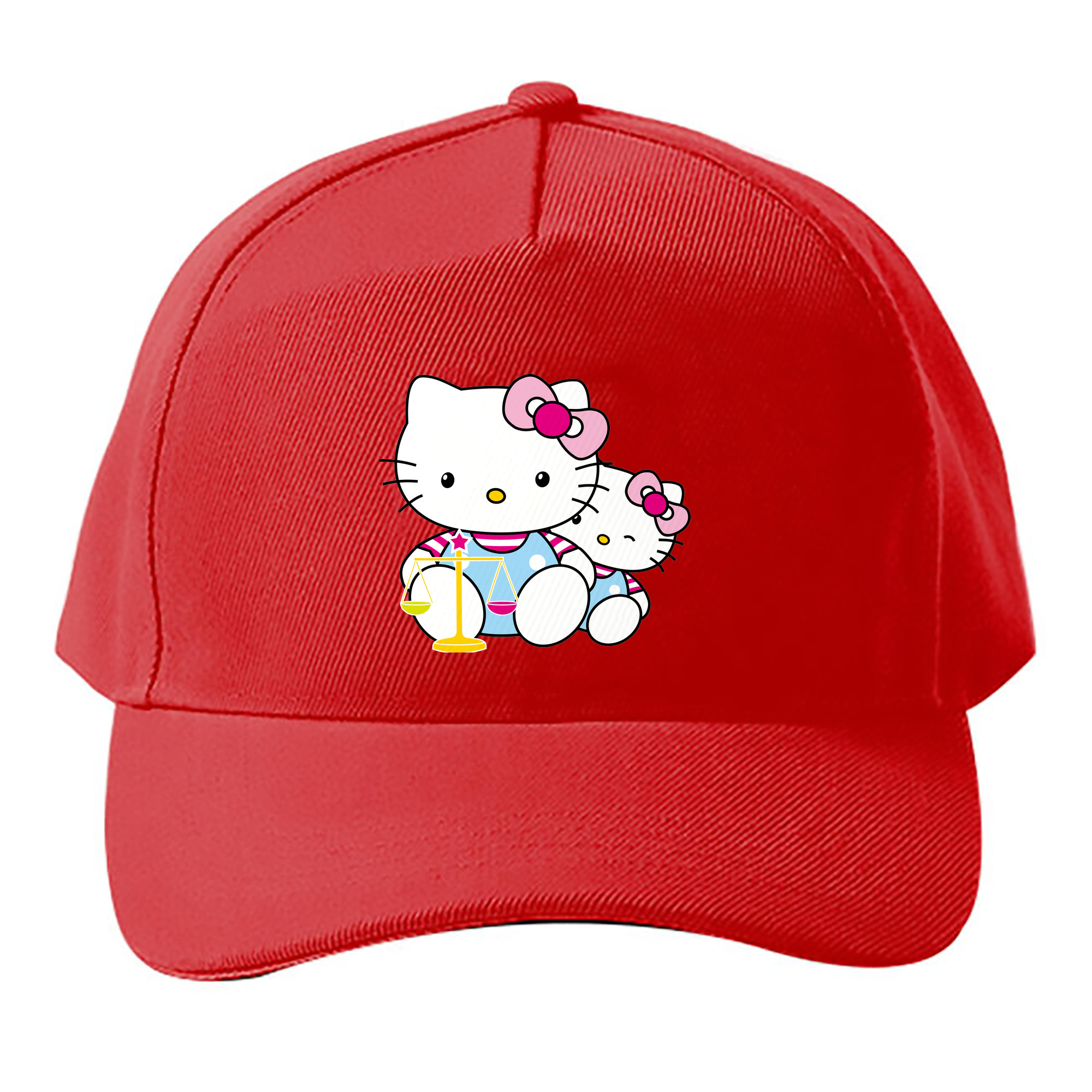 （画像用） Hello Kitty ハローキティ ベースボールキャップ 綿100％ 男女兼用 帽子 スポーツ