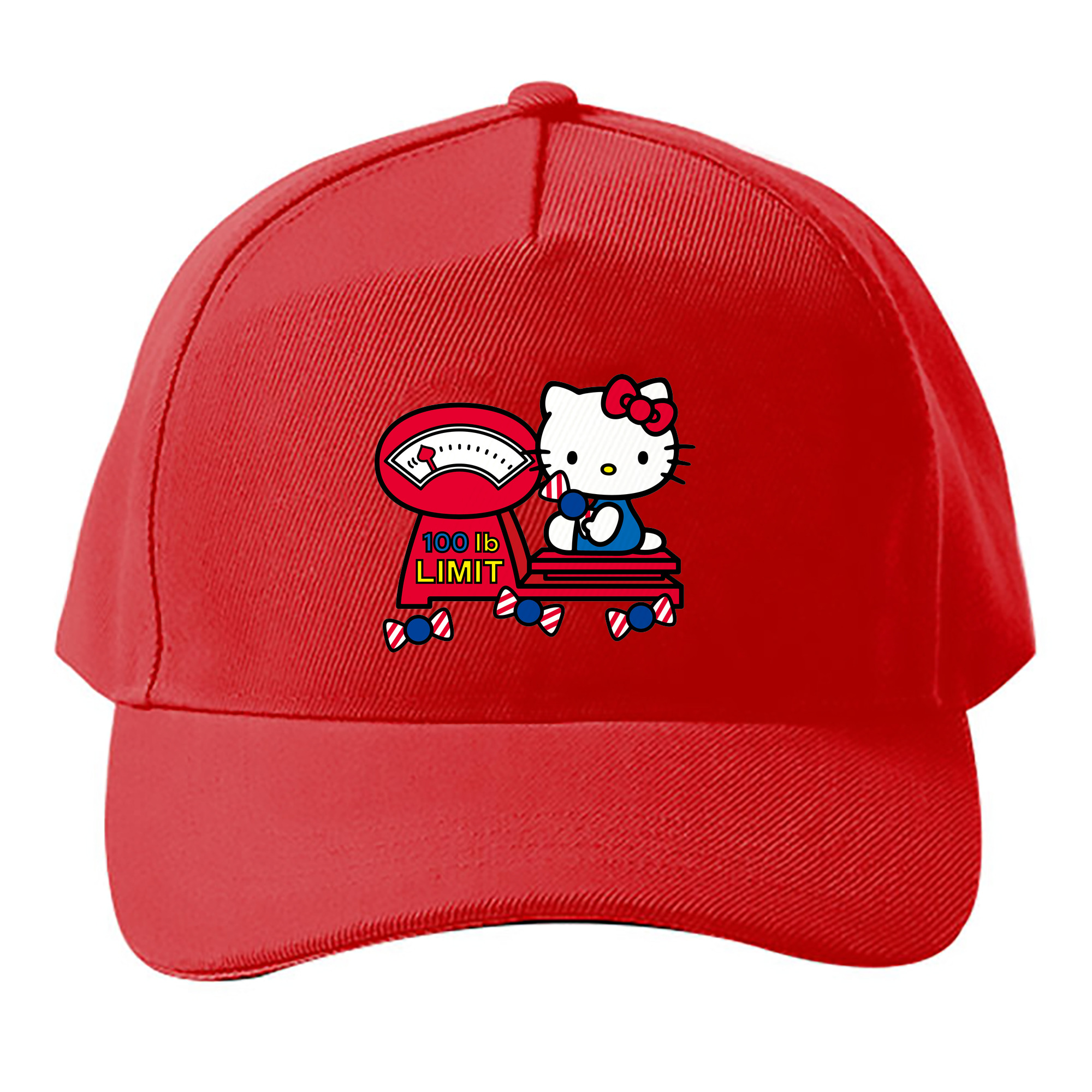 （画像用） Hello Kitty ハローキティ ベースボールキャップ 綿100％ 男女兼用 帽子 スポーツ