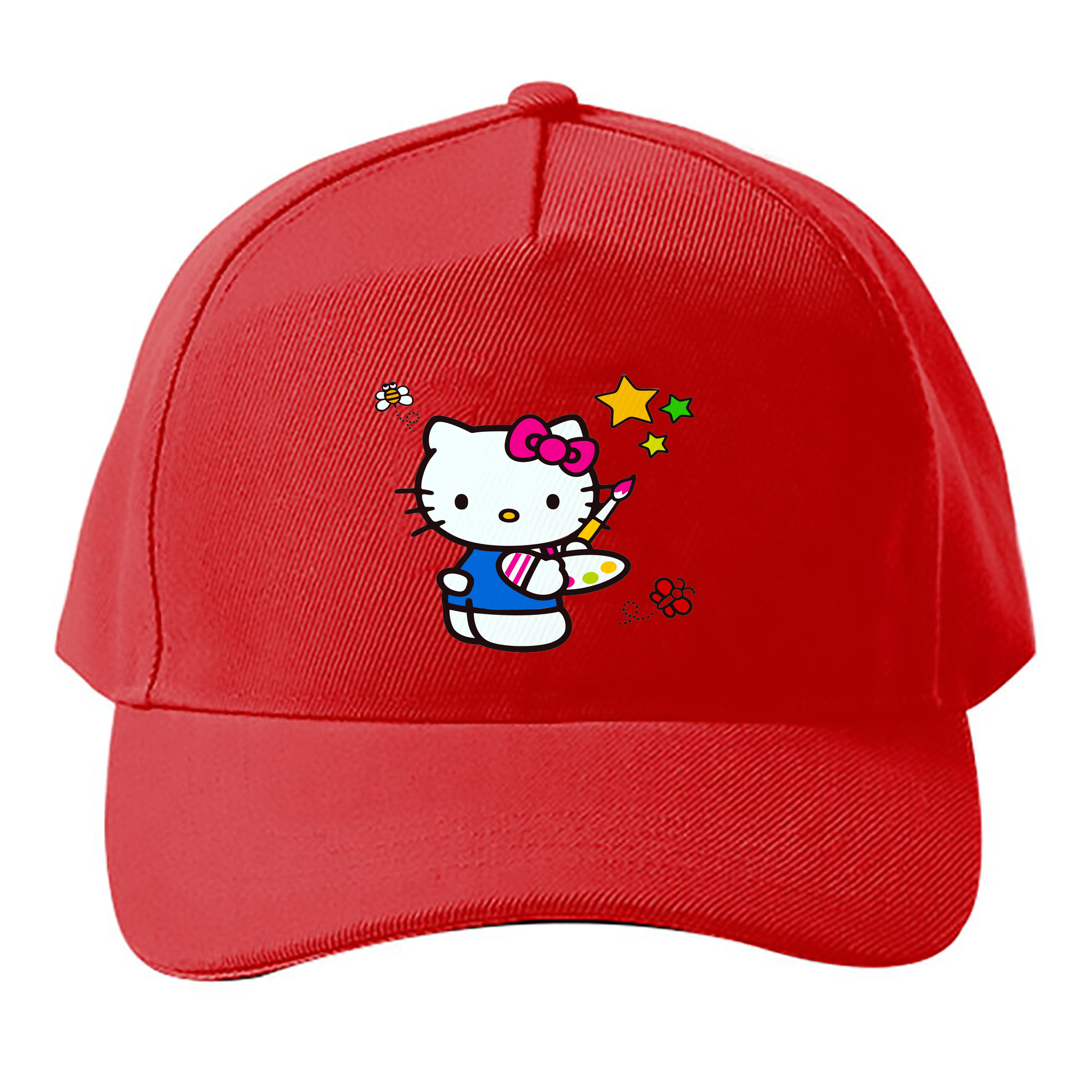 （画像用） Hello Kitty ハローキティ ベースボールキャップ 綿100％ 男女兼用 帽子 スポーツ