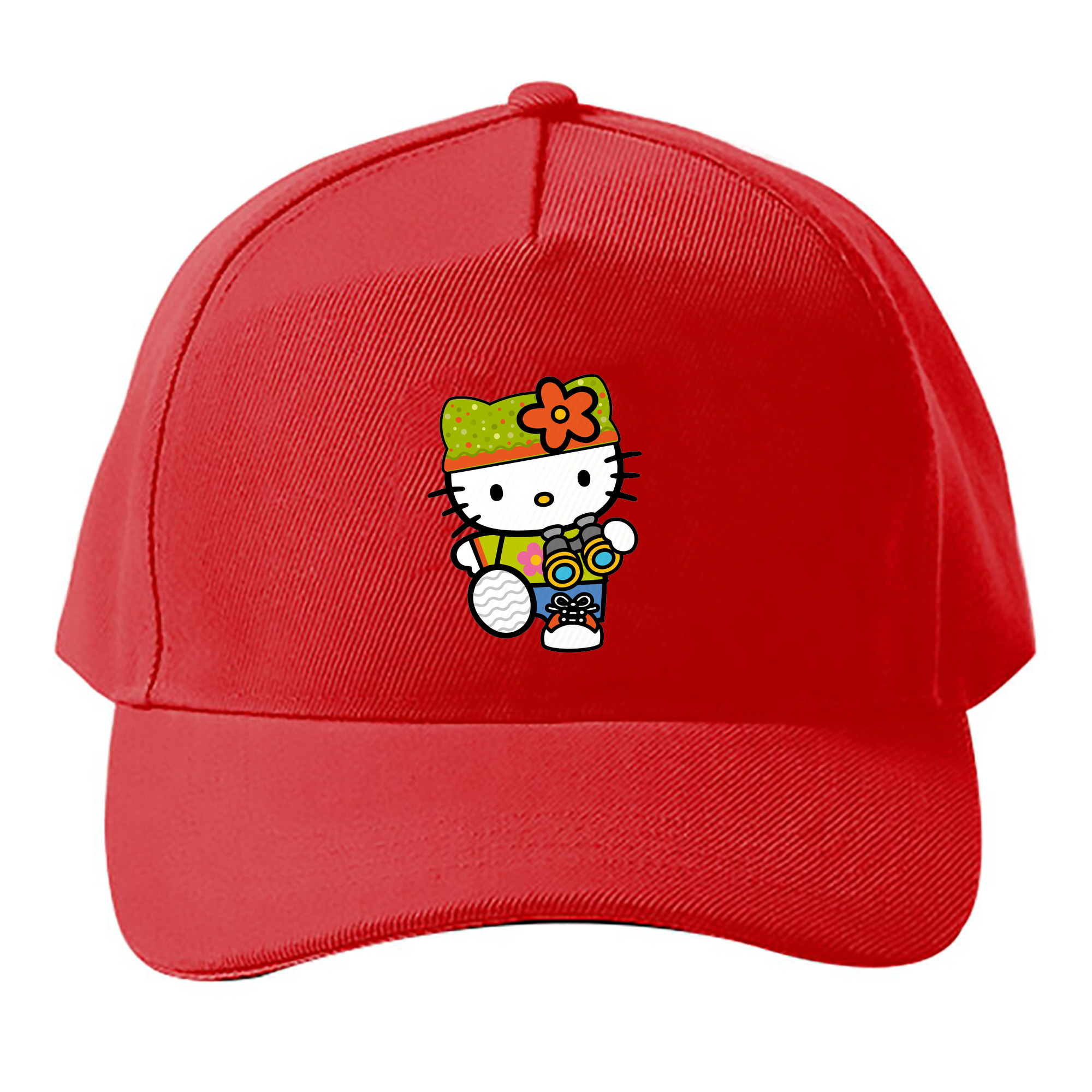 （画像用） Hello Kitty ハローキティ ベースボールキャップ 綿100％ 男女兼用 帽子 スポーツ