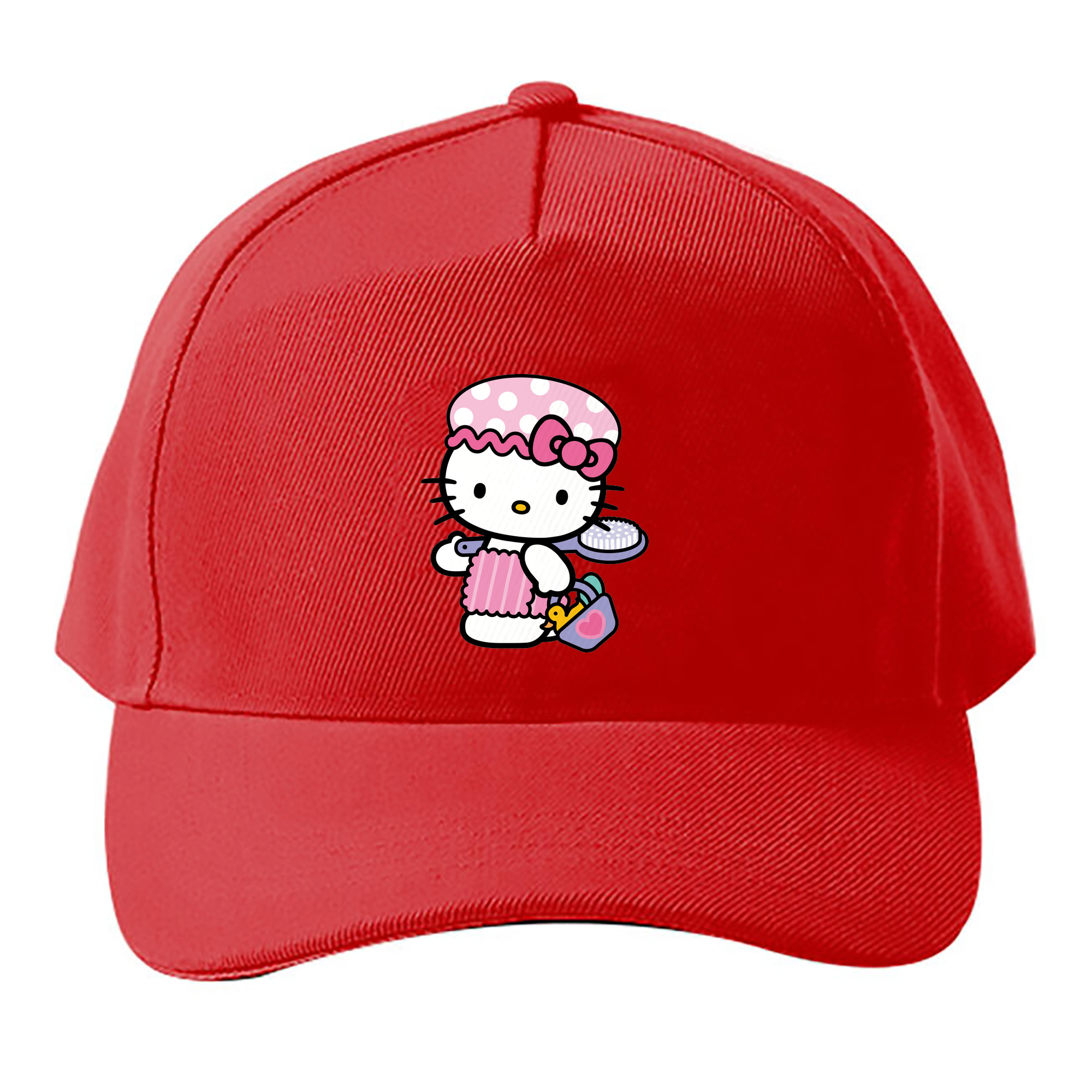 （画像用） Hello Kitty ハローキティ ベースボールキャップ 綿100％ 男女兼用 帽子 スポーツ