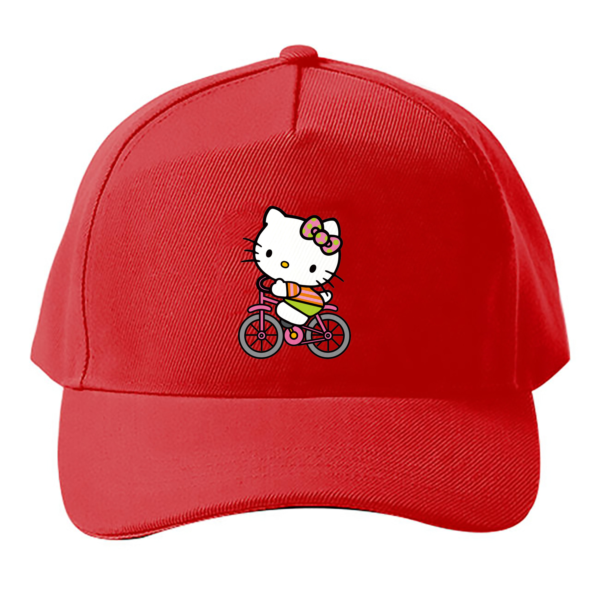 （画像用） Hello Kitty ハローキティ ベースボールキャップ 綿100％ 男女兼用 帽子 スポーツ